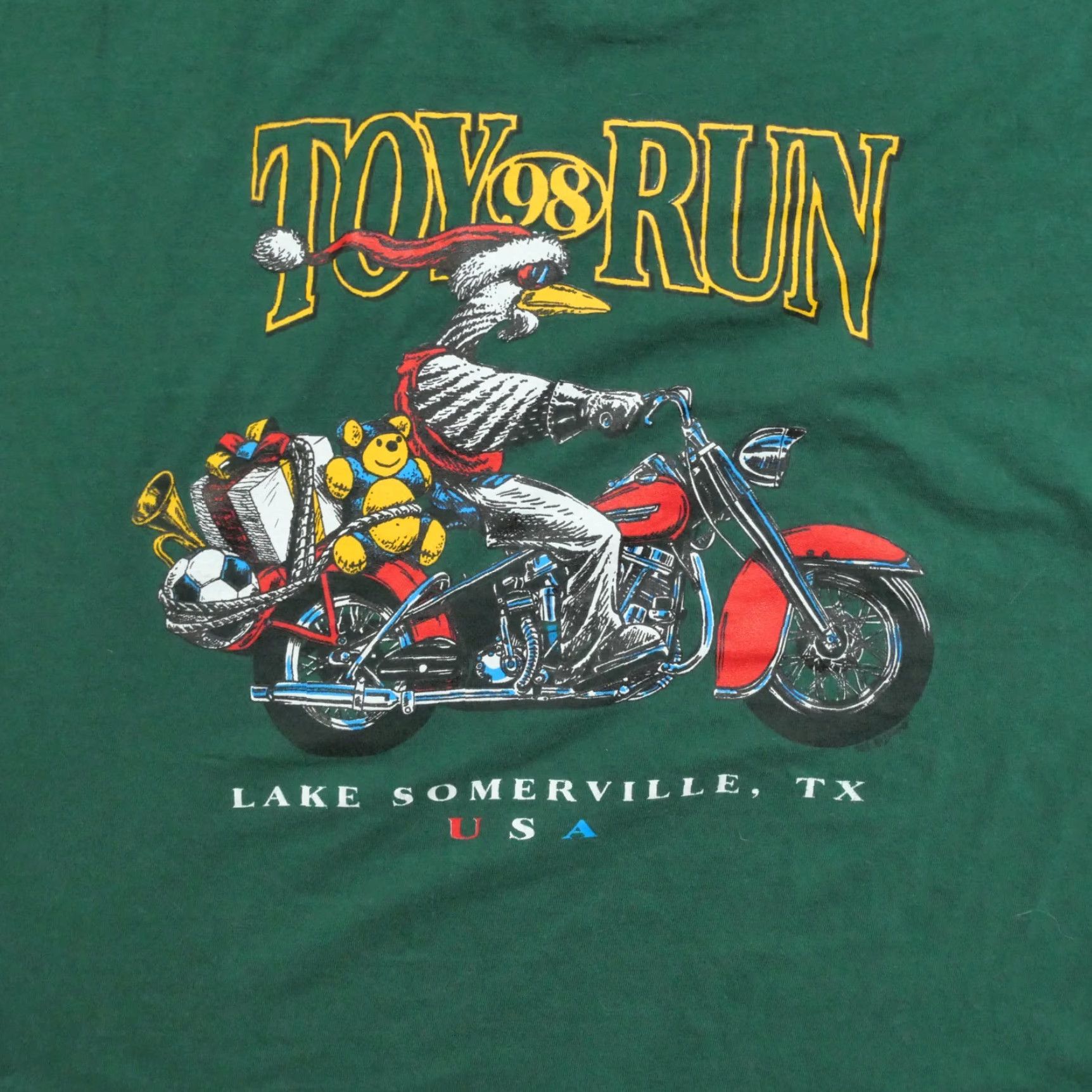 Vintage VINTAGE Bacardi Motorcycle T Shirt Mens XL Green 1998 90s Logo Cotton Crew Neck Long Sleeve Shirt Size US XL / EU 56 / 4 - 5 Thumbnail