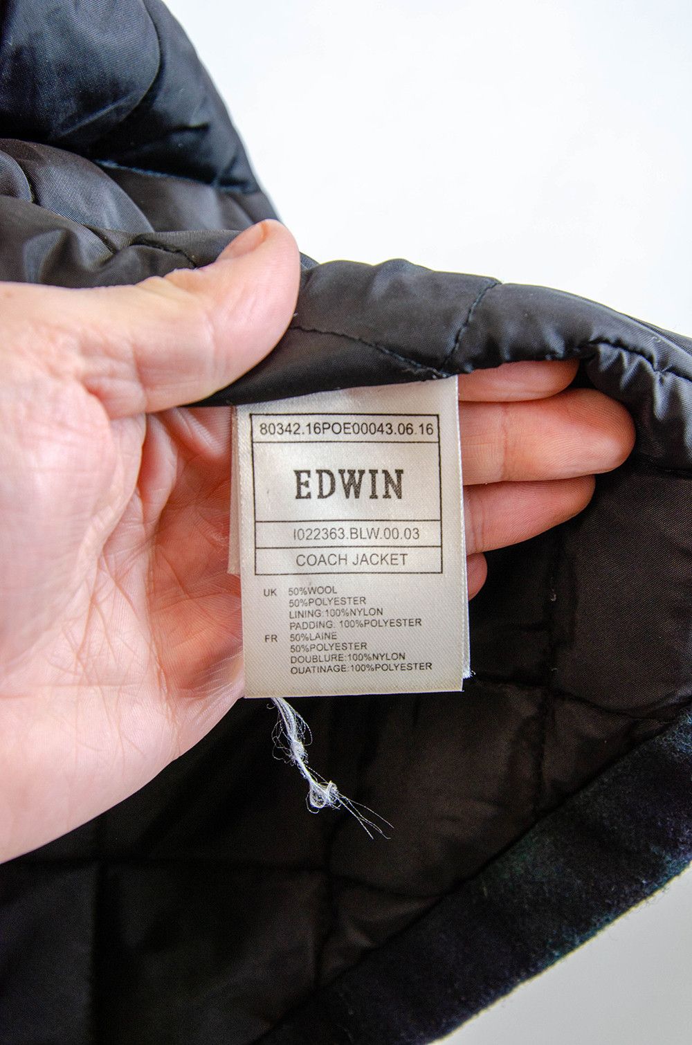 Edwin Edwin Wool Coach Jacket Blue Green Tartan – XL Size US XL / EU 56 / 4 - 12 Thumbnail