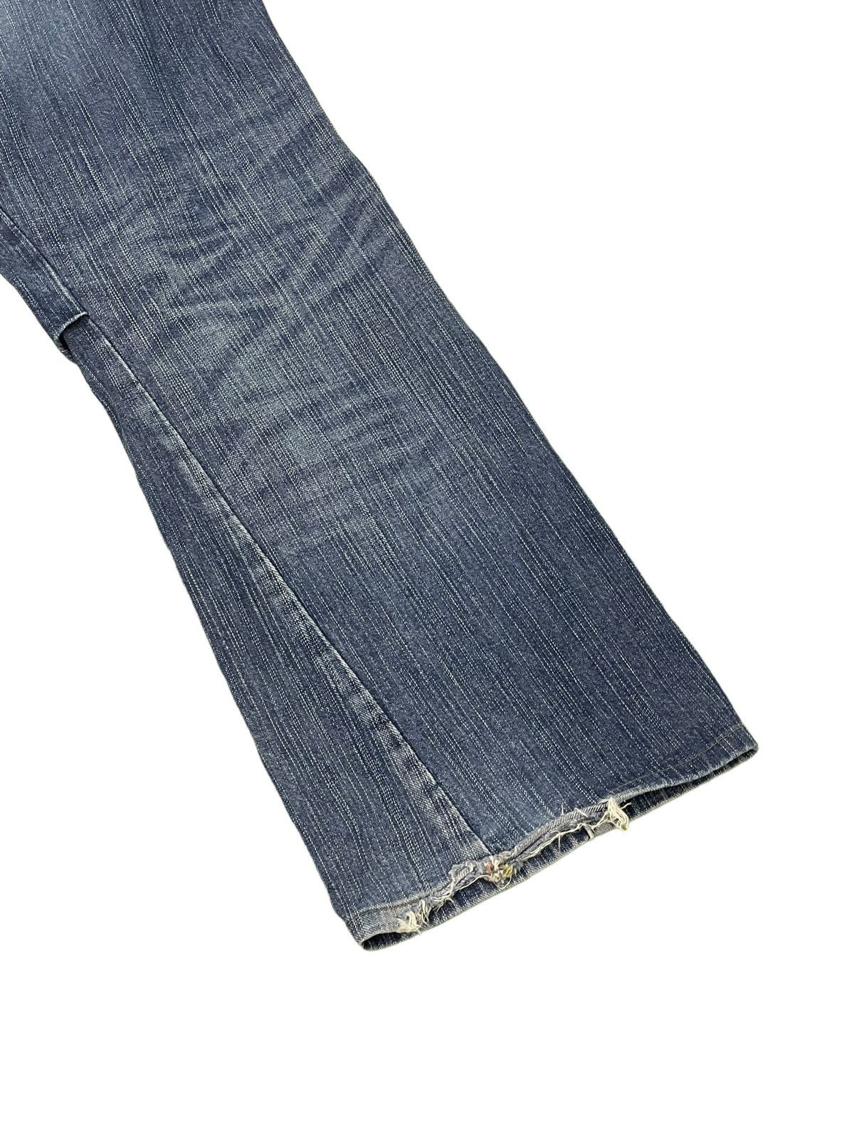 Japanese Brand Flare Jeans Edwin Cargo Faded Distress Boot Cut 8🟦8 Size US 32 / EU 48 - 14 Thumbnail