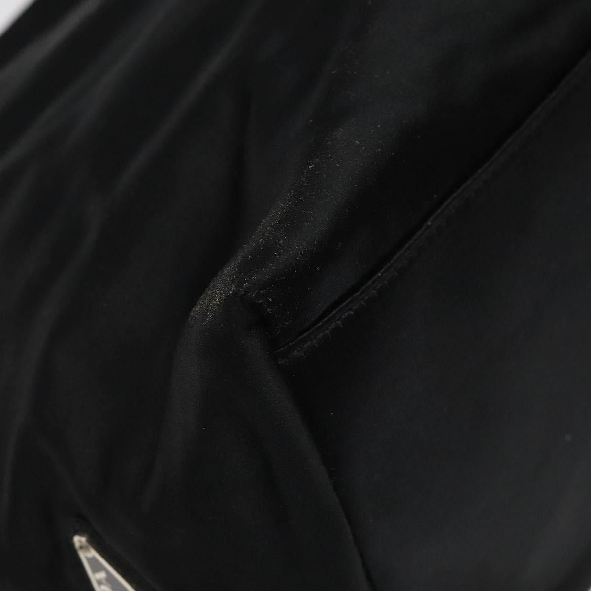 Prada PRADA Hand Bag Satin Black Size ONE SIZE - 13 Thumbnail