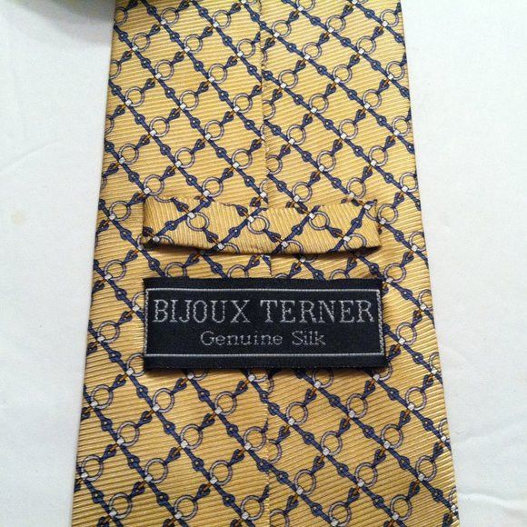 Other BIJOUX TERNER MEN'S NEW 100%SILK TIE WIDTH: 4" Size ONE SIZE - 4 Thumbnail