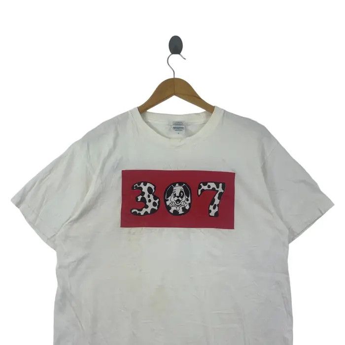 Vintage Vintage DALMATIANS 307 DOG Pet Polka Dot Tee Shirt Size L / US 10 / IT 46 - 2 Thumbnail