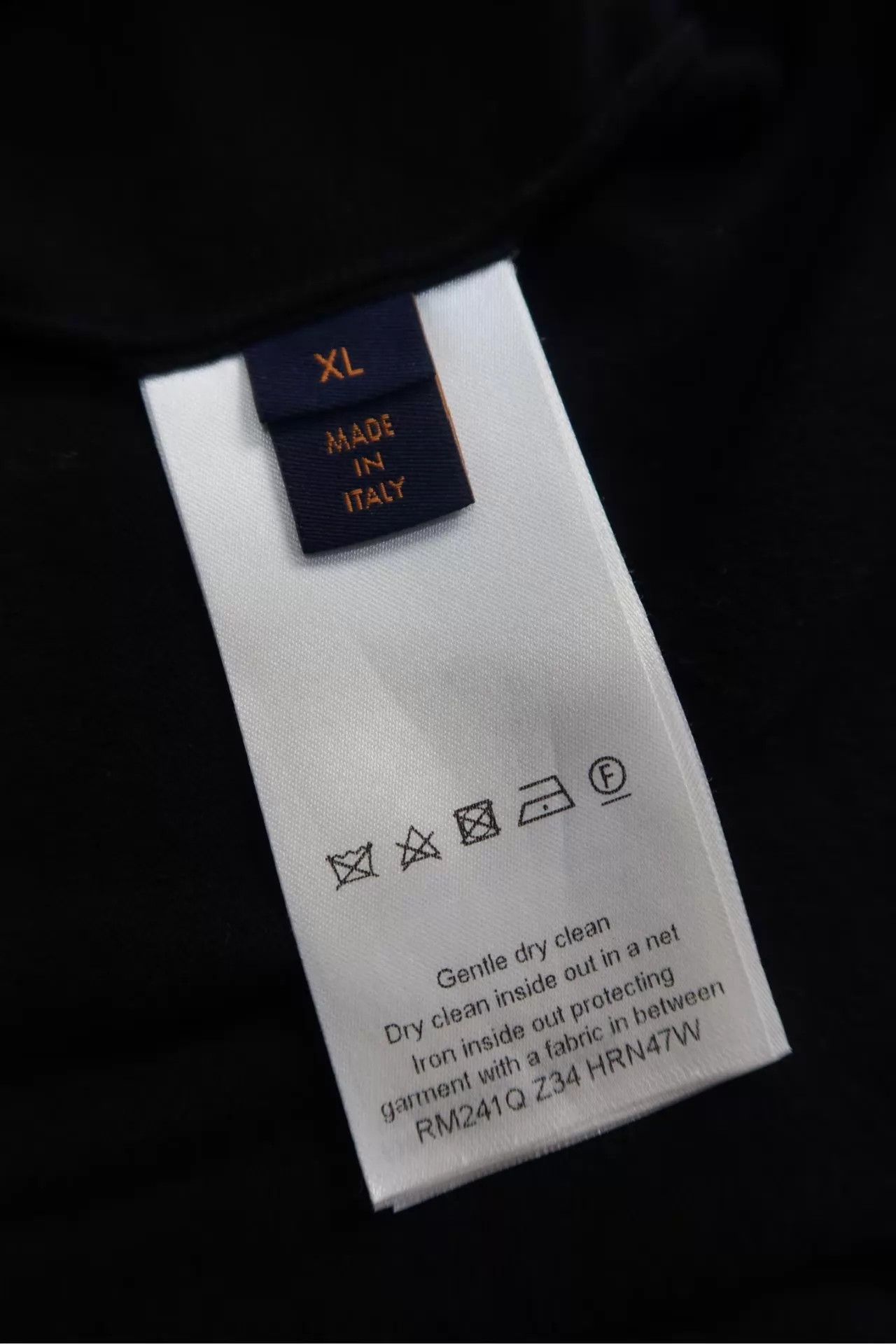 Louis Vuitton LV black knit jacquard crewneck short-sleeve tee XL Size US XL / EU 56 / 4 - 5 Thumbnail