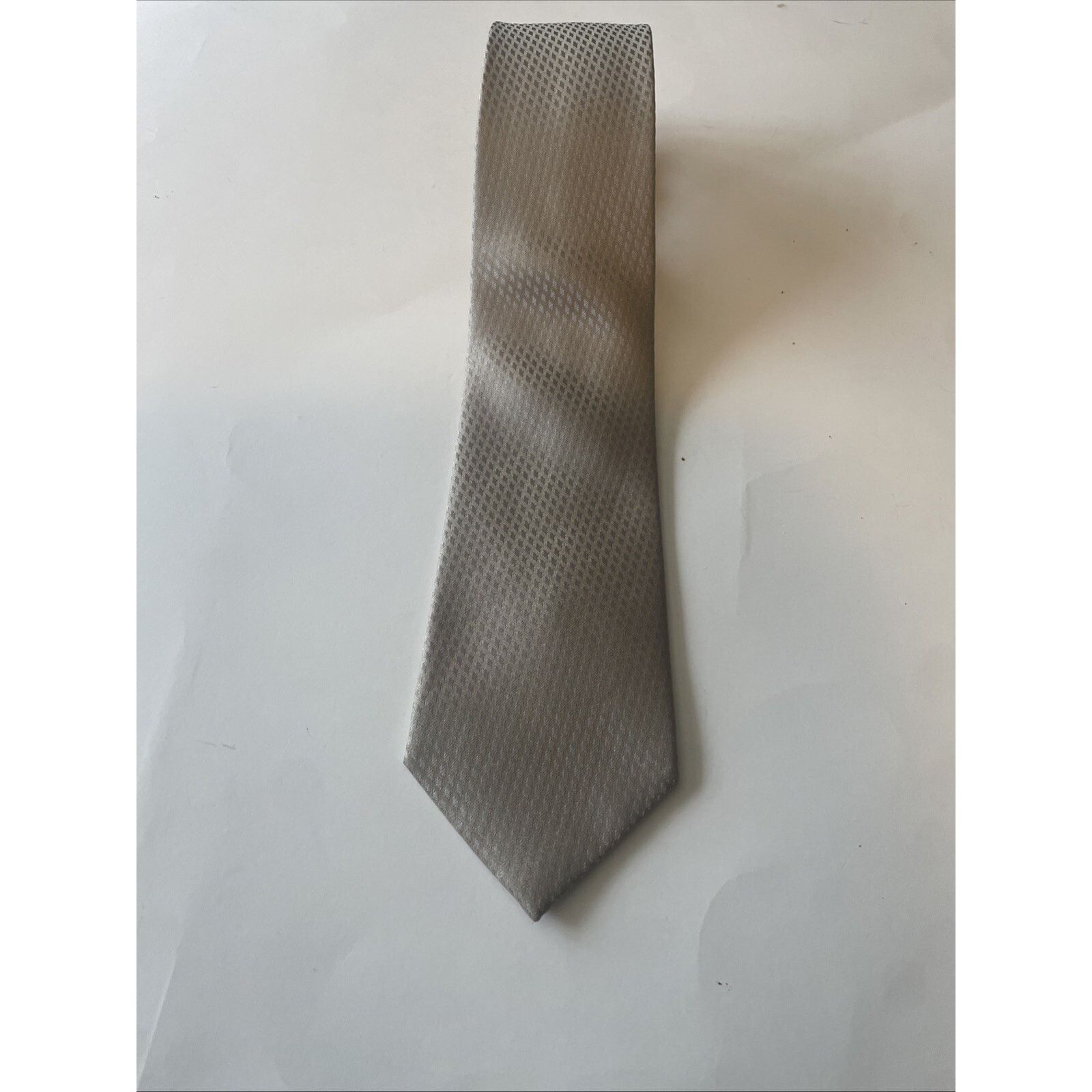 & Other Stories CLAIBORNE MENS TIE New SAGE GRE PATTERN 57 Silver/Bronze Size ONE SIZE - 3 Thumbnail