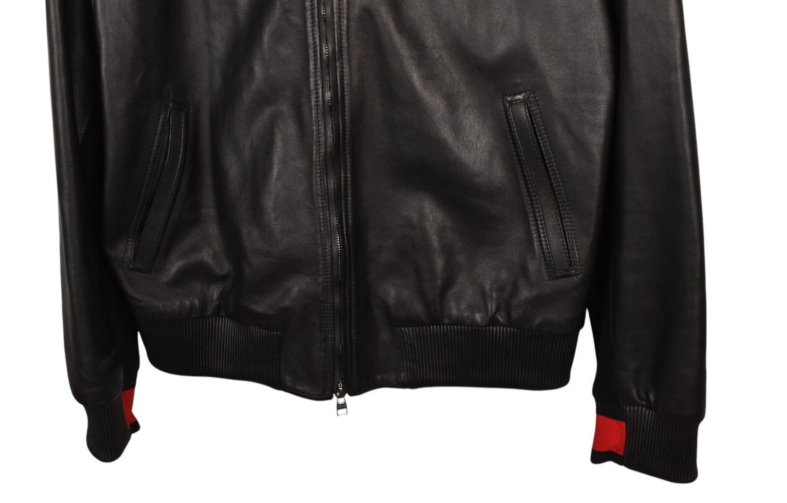 Alexander McQueen Alexander Mcqueen Leather Men Jacket Bomber IT54/XL, S1455 Size US L / EU 52-54 / 3 - 4 Thumbnail