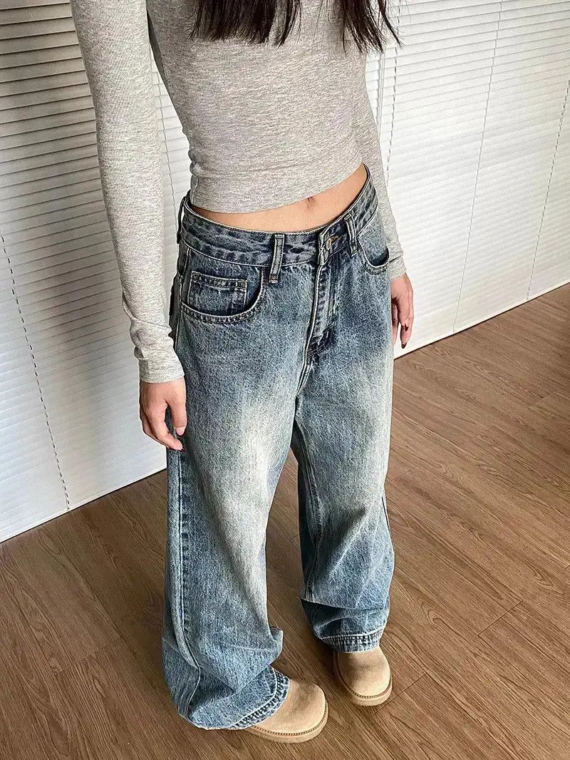 Japanese Brand Retro washed gradient jeans Size US 30 / EU 46 - 3 Thumbnail