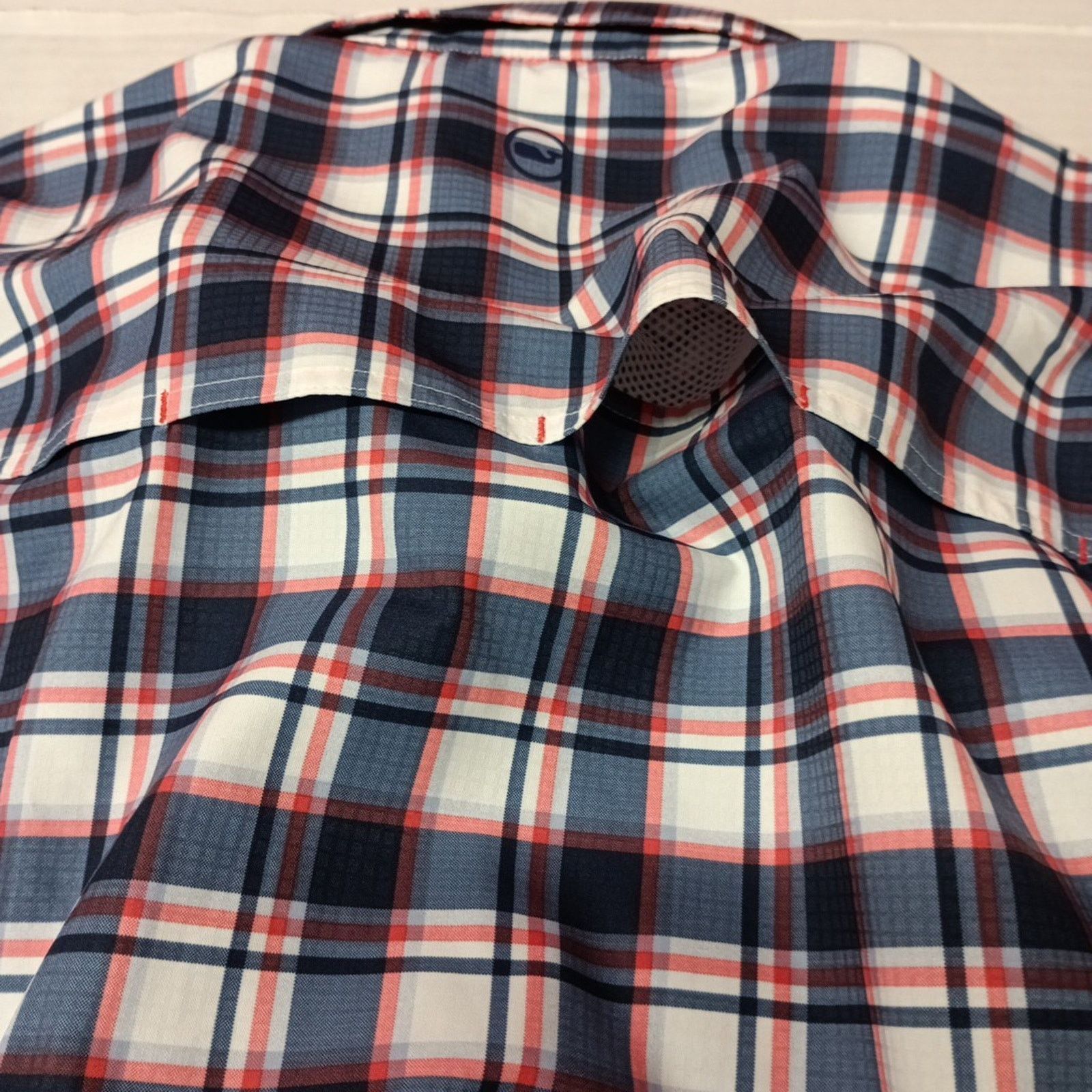 Vineyard Vines Vineyard Vines Shirt Men M Blue Plaid Vented Roll Tab Sleeve Size US M / EU 48-50 / 2 - 7 Thumbnail