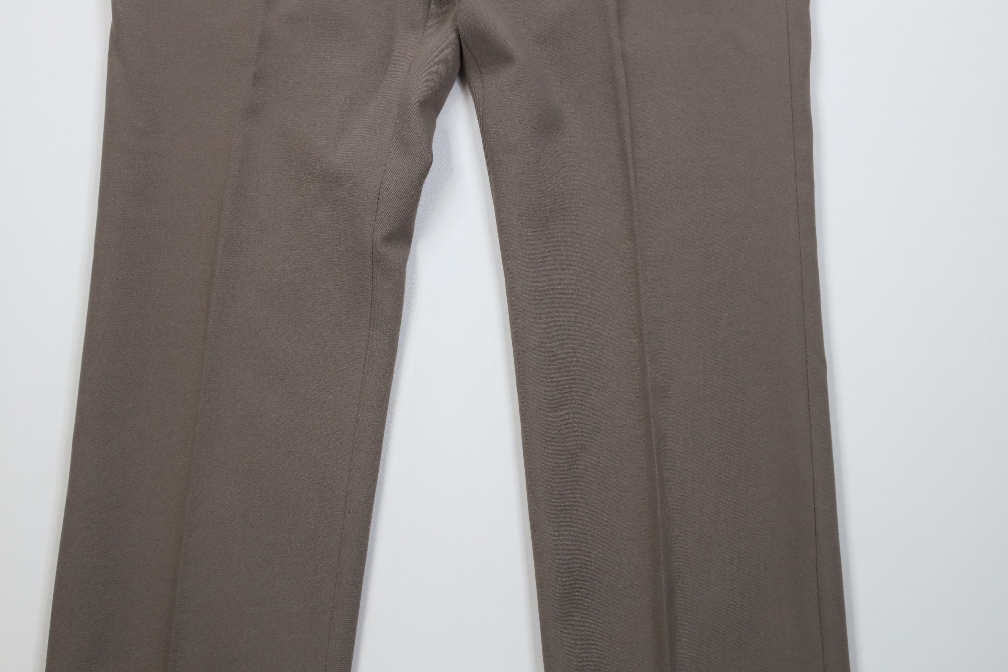 Vintage Vintage 70s Streetwear Flared Wide Leg Chino Pants Gray USA Size US 36 / EU 52 - 3 Thumbnail