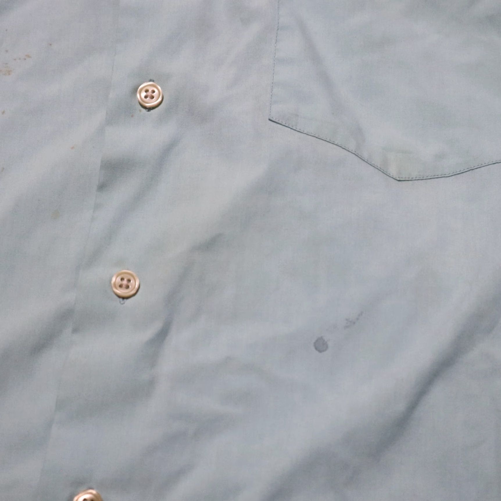Vintage VINTAGE Covington Solid Blue Cotton Long Sleeve Button-Up Shirt Adult Men XL Casual Formal Size US XL / EU 56 / 4 - 3 Thumbnail