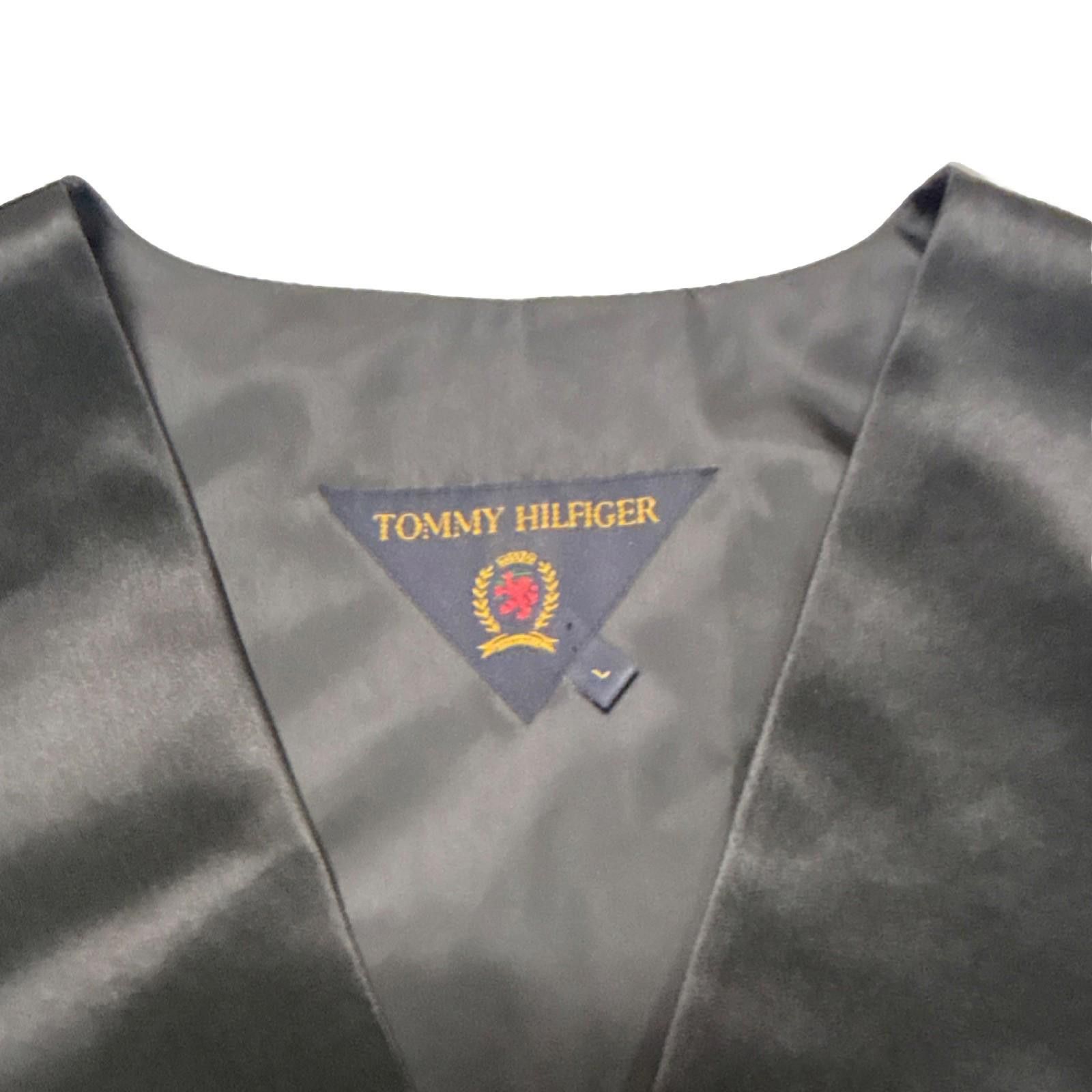 Other Tommy Hilfiger Men's Black Formal Vest Size L Regular Size 42R - 2 Thumbnail