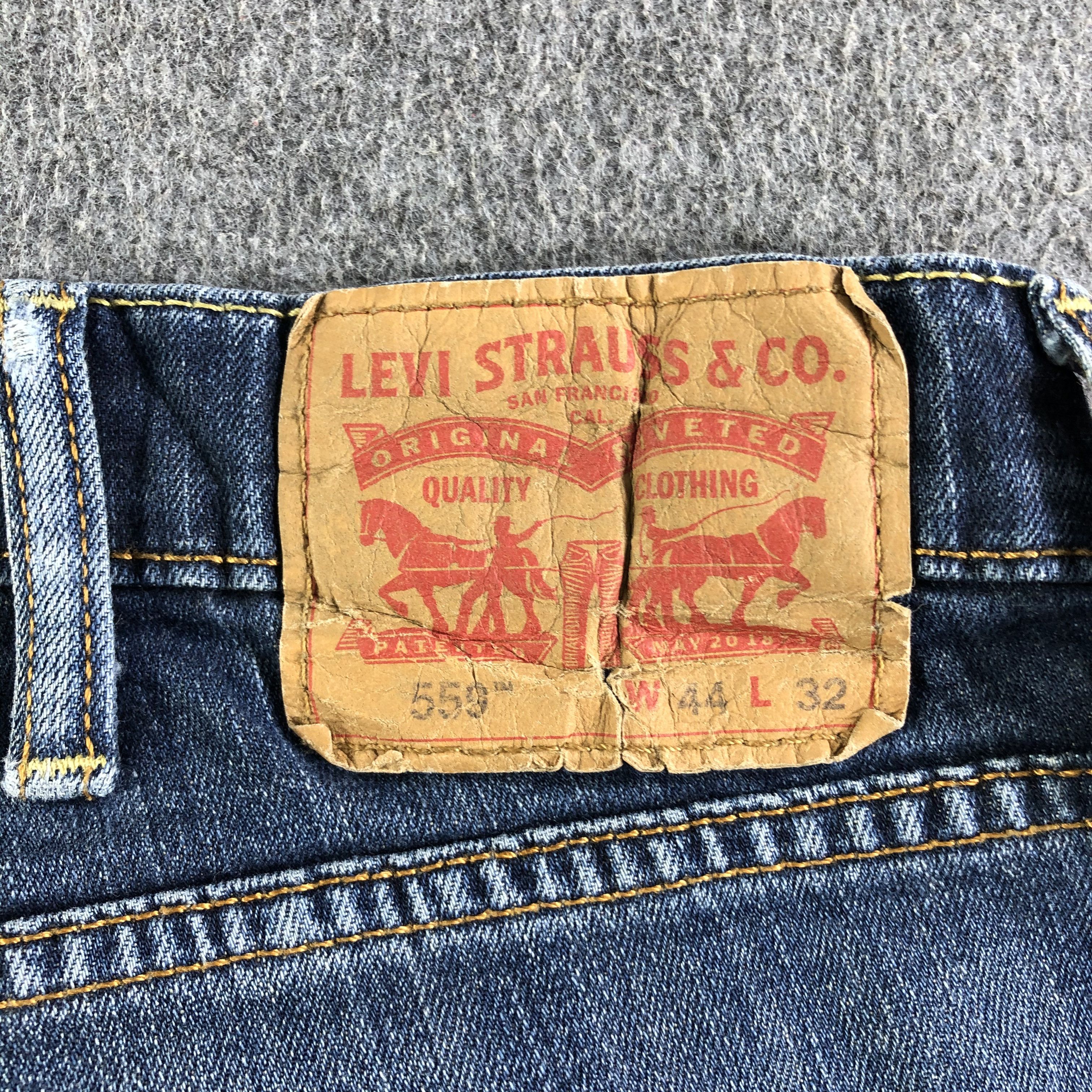 Levi's Vintage Blue Wash Levis 559 Jeans-J4347 Size US 44 / EU 60 - 5 Thumbnail