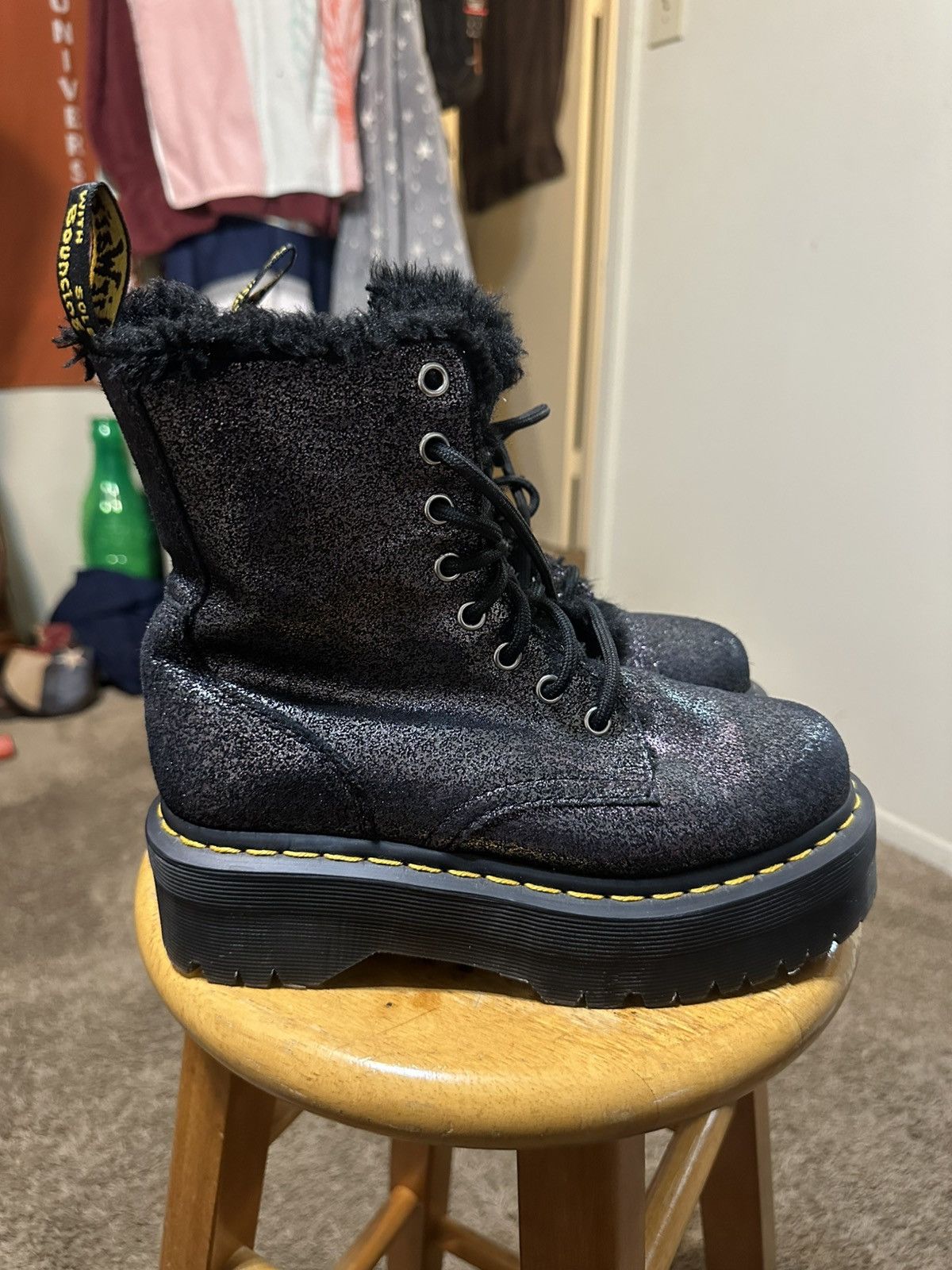 Dr. Martens Vintage Dr. Martens Jadon leather platform boots size 6 Size US 6 / IT 36 - 1 Thumbnail