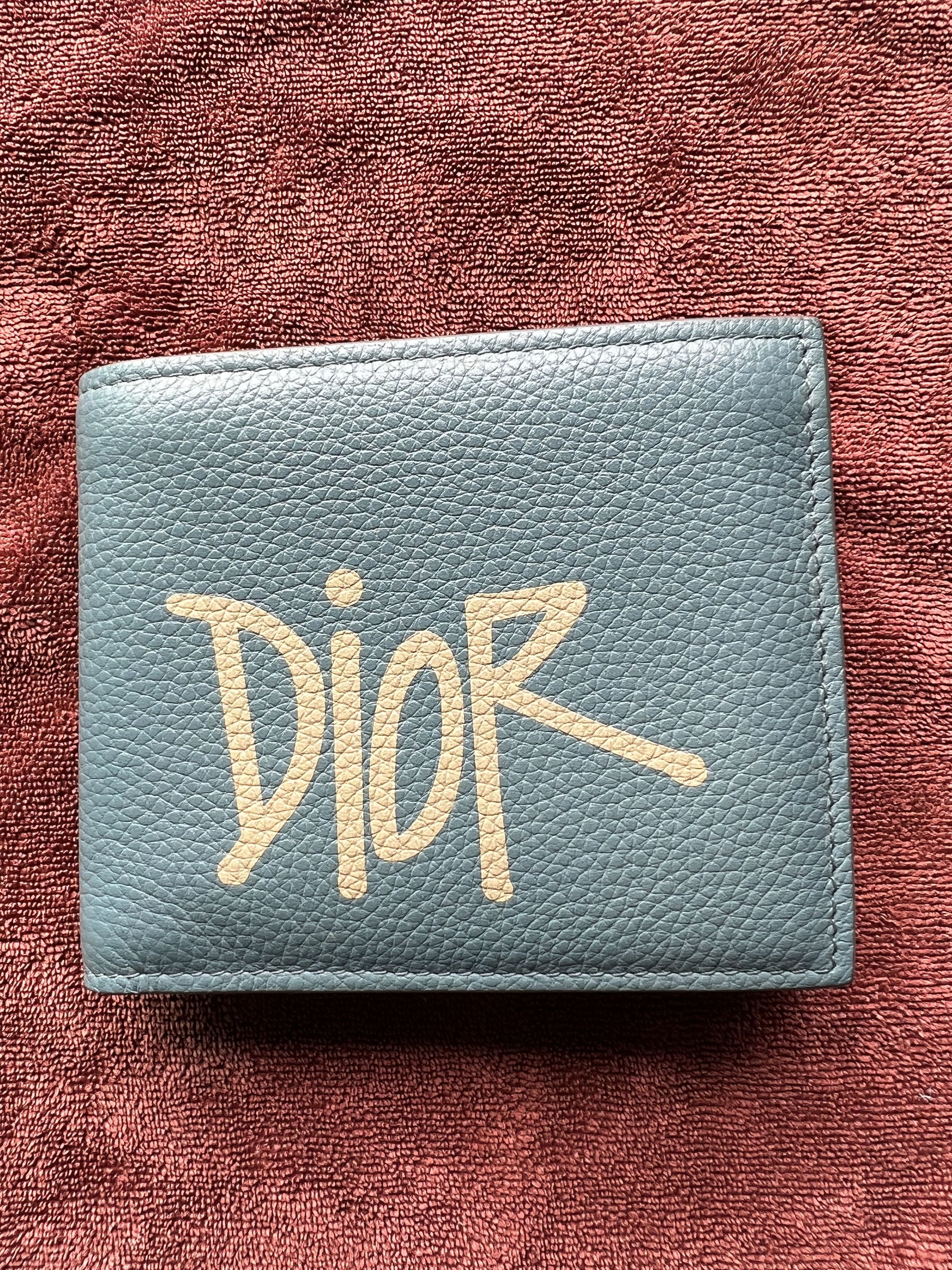 Dior Dior x Shawn Stussy Calfskin Wallet | Grailed
