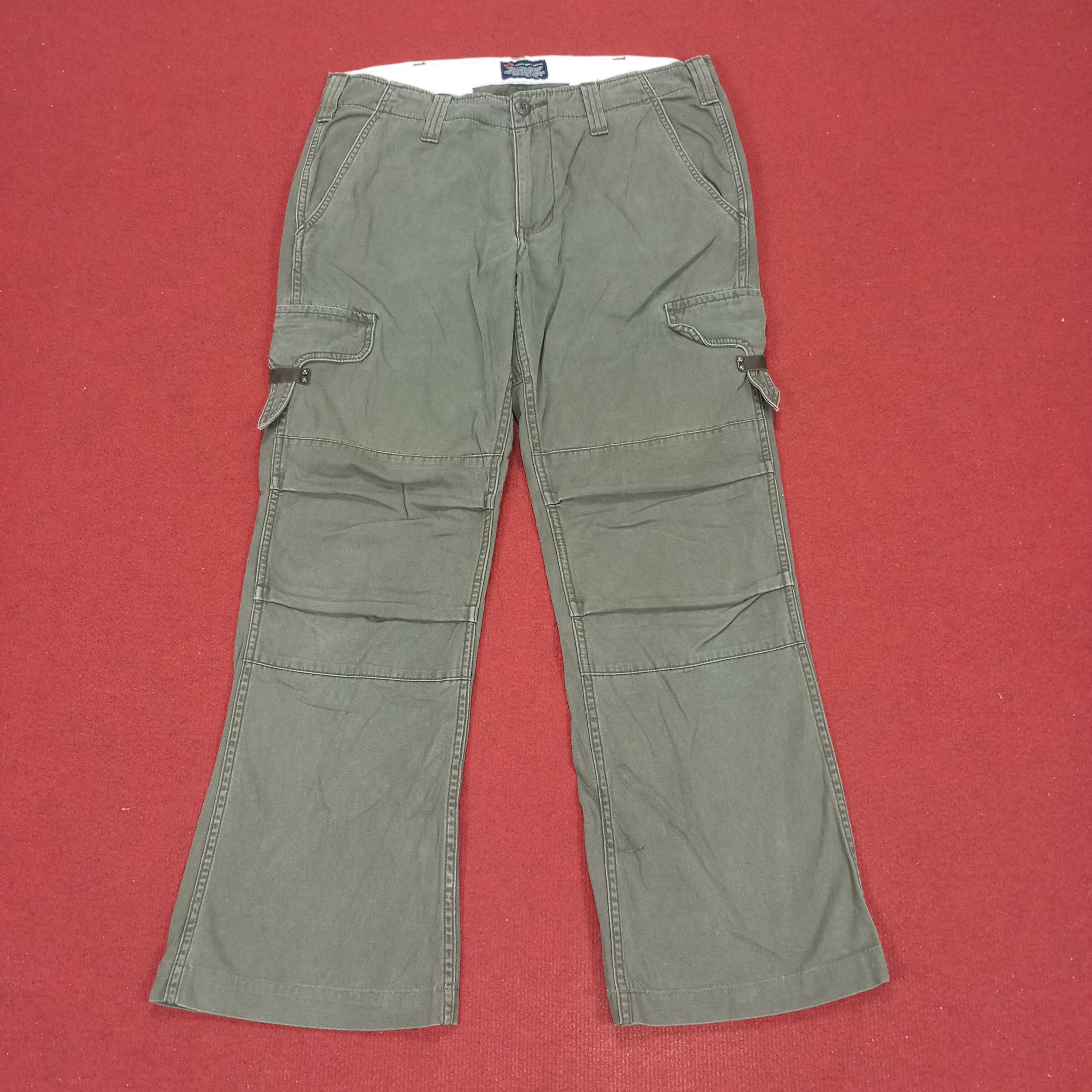 Alpha Industries × Vintage Alpha Industries Cargo Pocket Style Pants Size US 35 - 1 Thumbnail