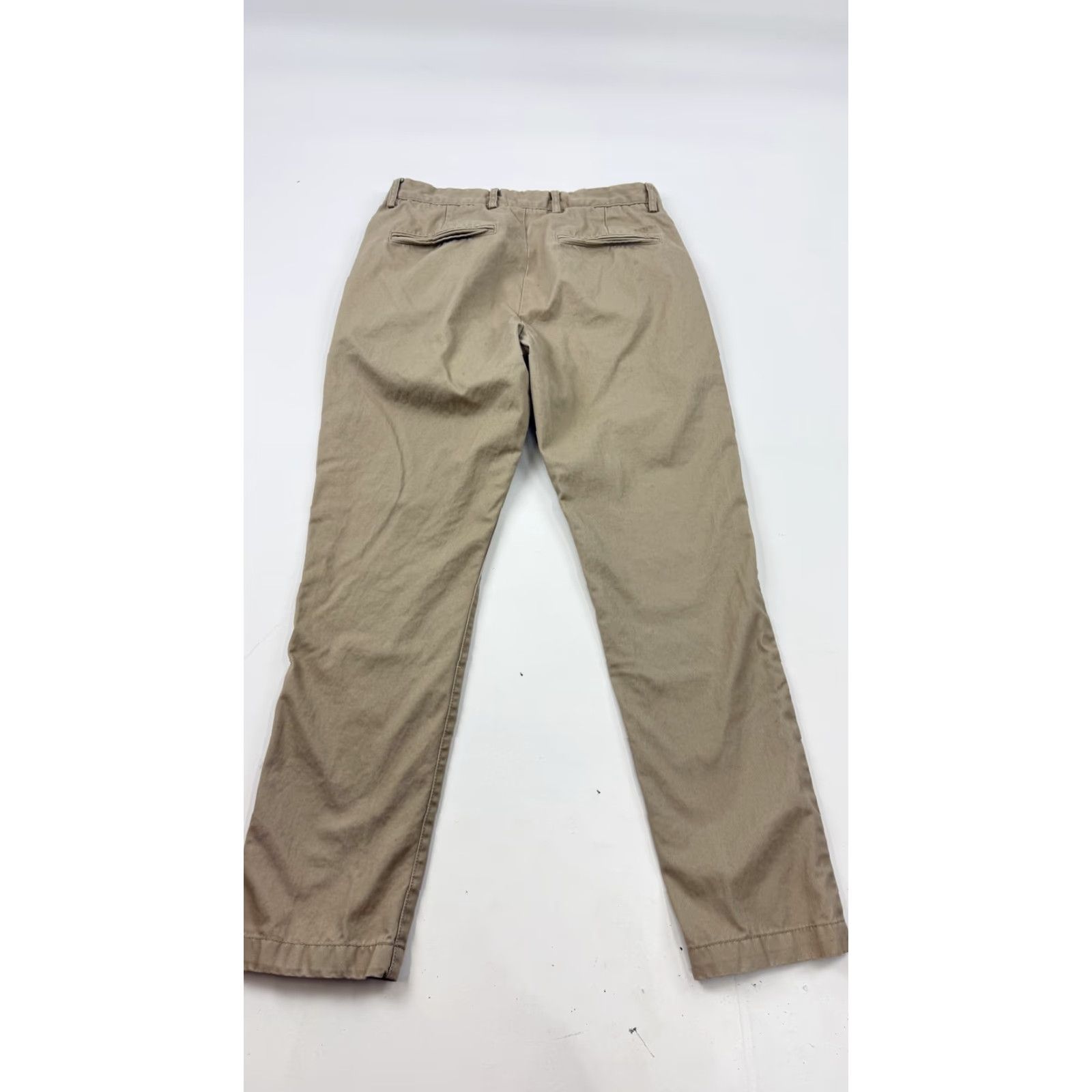 Gant GANT Chino Pants Men's 30x34 Khaki Soho Low Waist Narrow Fit Cotton Casual Slim Front Zip Pockets Logo Beige 30 34 Mens Size US 30 / EU 46 - 7 Thumbnail