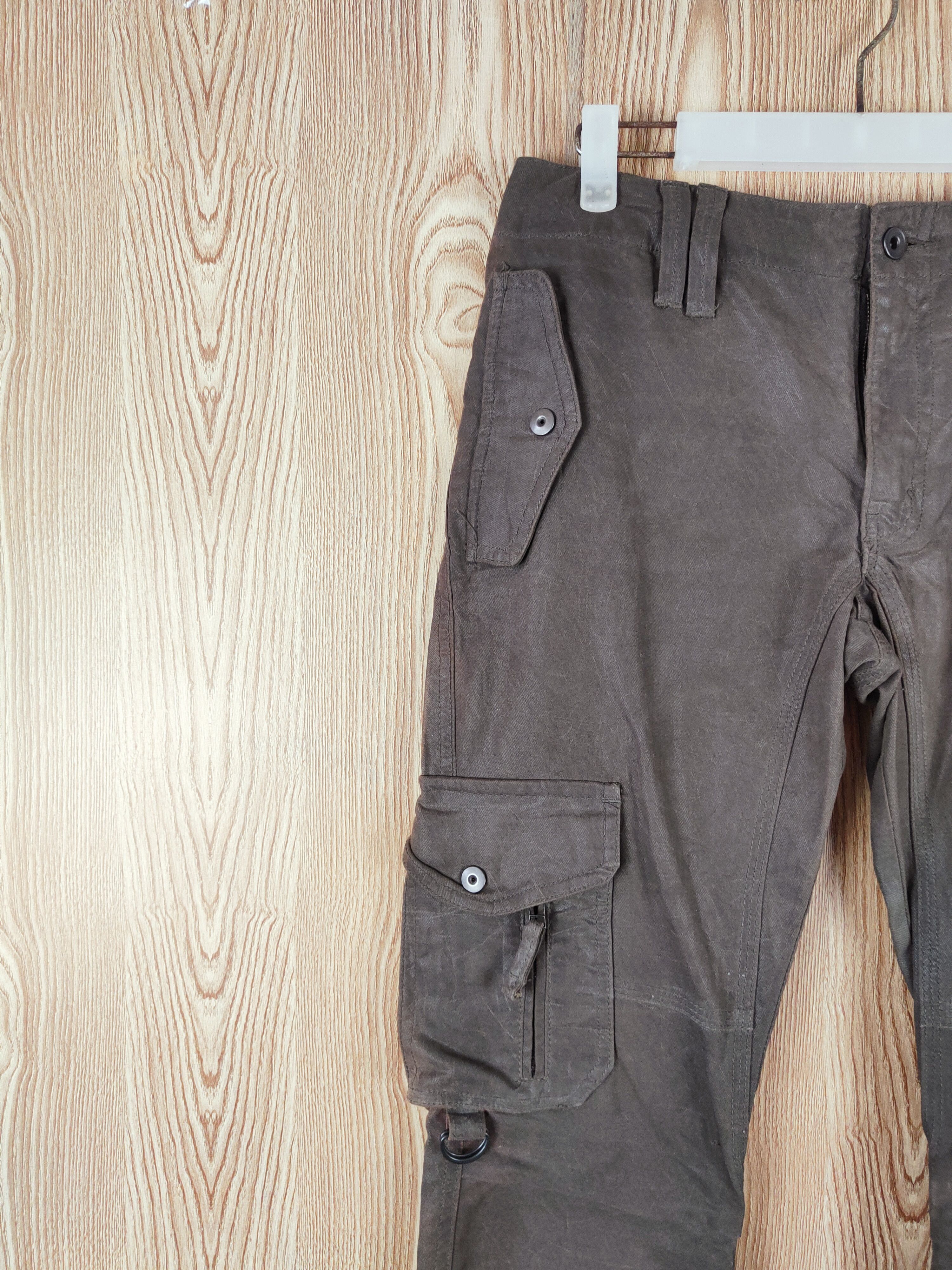 Schlussel D Schlussel Brown Multipocket Tactical Cargo Pants #W211 Size US 30 / EU 46 - 3 Thumbnail