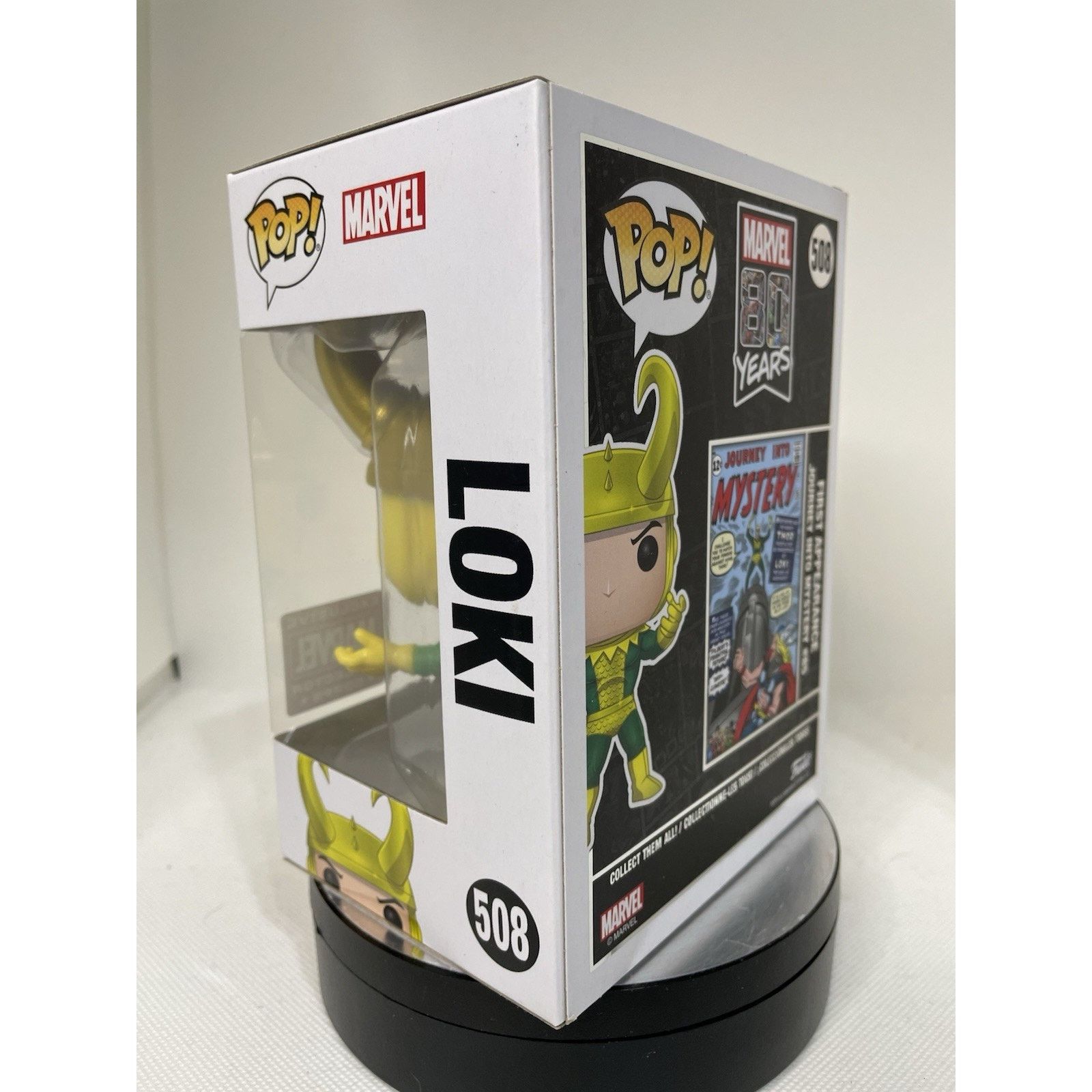 Marvel Comics Funko POP Marvel 80 Years: Loki #508, Marvel Collector Corps Size ONE SIZE - 4 Thumbnail