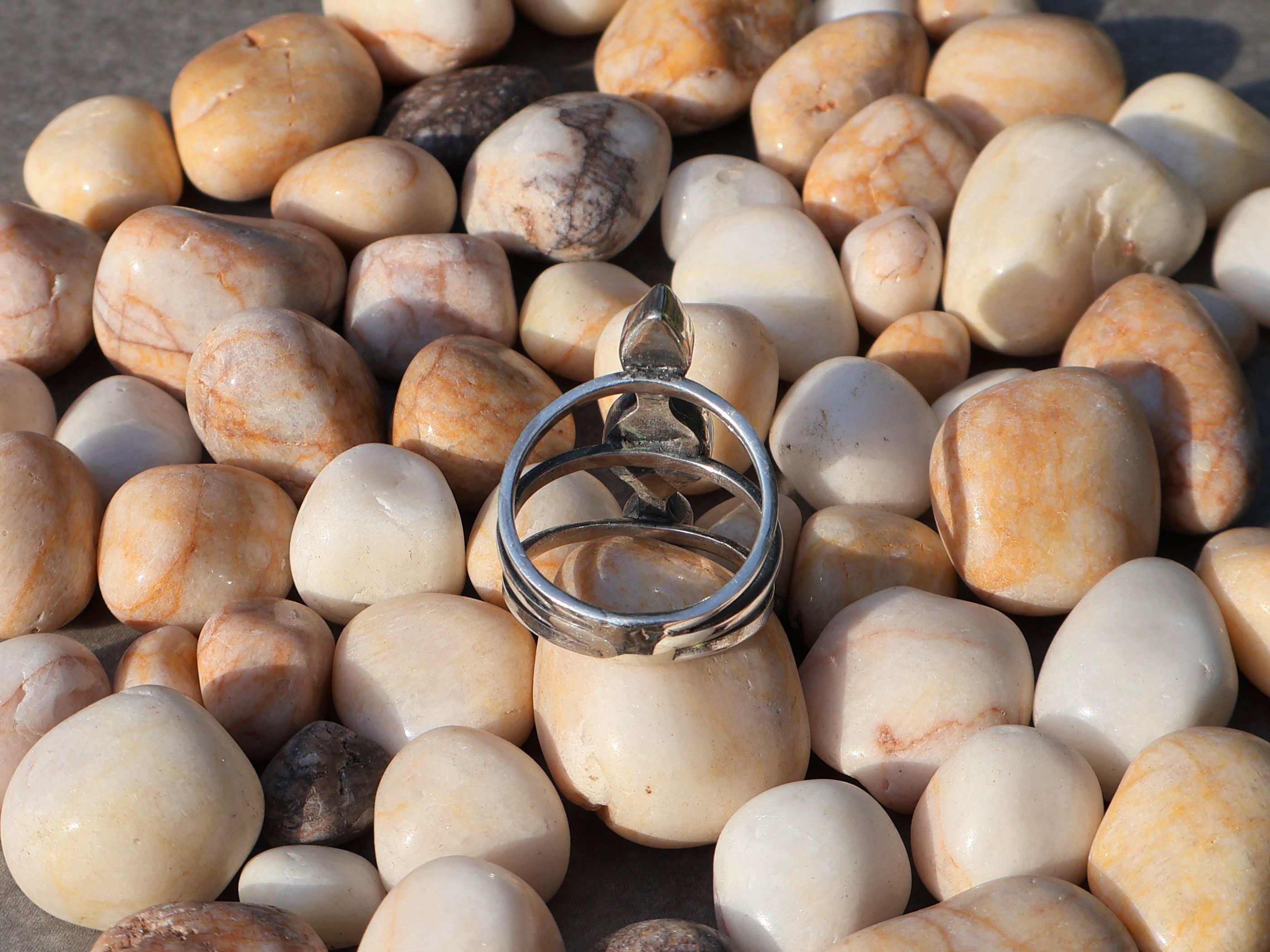 Handmade Labradorite Ring, Sterling Silver Rings, Handmade Women Ring Size ONE SIZE - 8 Thumbnail