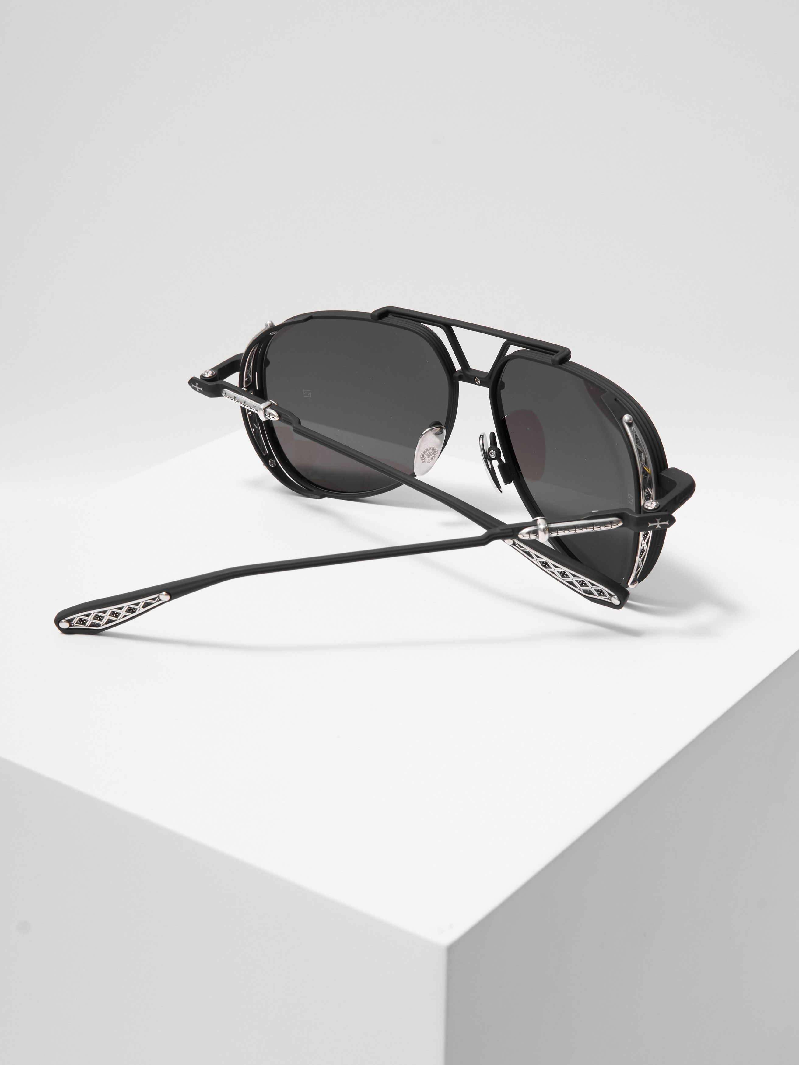 Chrome Hearts CHROME HEARTS BOXEDEN MATTE BLACK/SHINY SILVER Size ONE SIZE - 10 Thumbnail