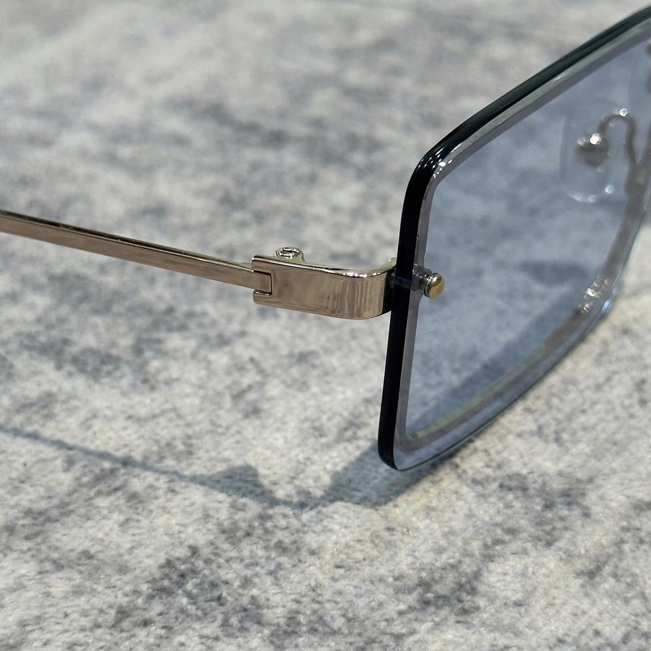 Off-White OFF WHITE TAMPA GOLD LIGHT BLUE SUNGLASSES Size ONE SIZE - 3 Thumbnail