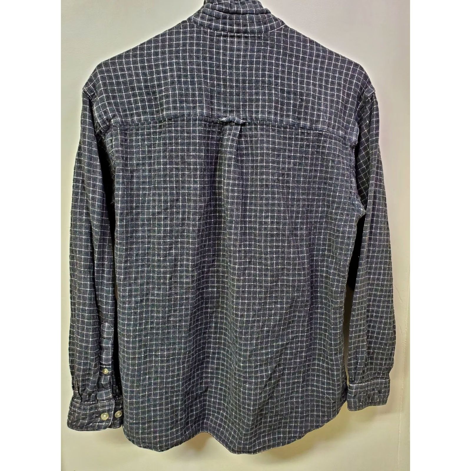 Vintage Columbia Flannel Shirt Mens XL Shepherds Check Button Down Black LongSleeve Size US XL / EU 56 / 4 - 7 Thumbnail