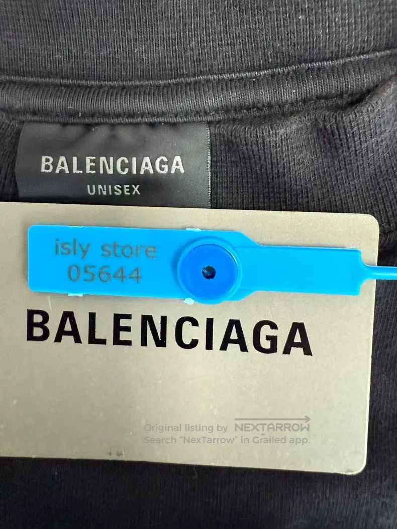 Balenciaga Balenciaga Letter Printed Round Neck Short Sleeve T-Shirt Size US S / EU 44-46 / 1 - 4 Thumbnail