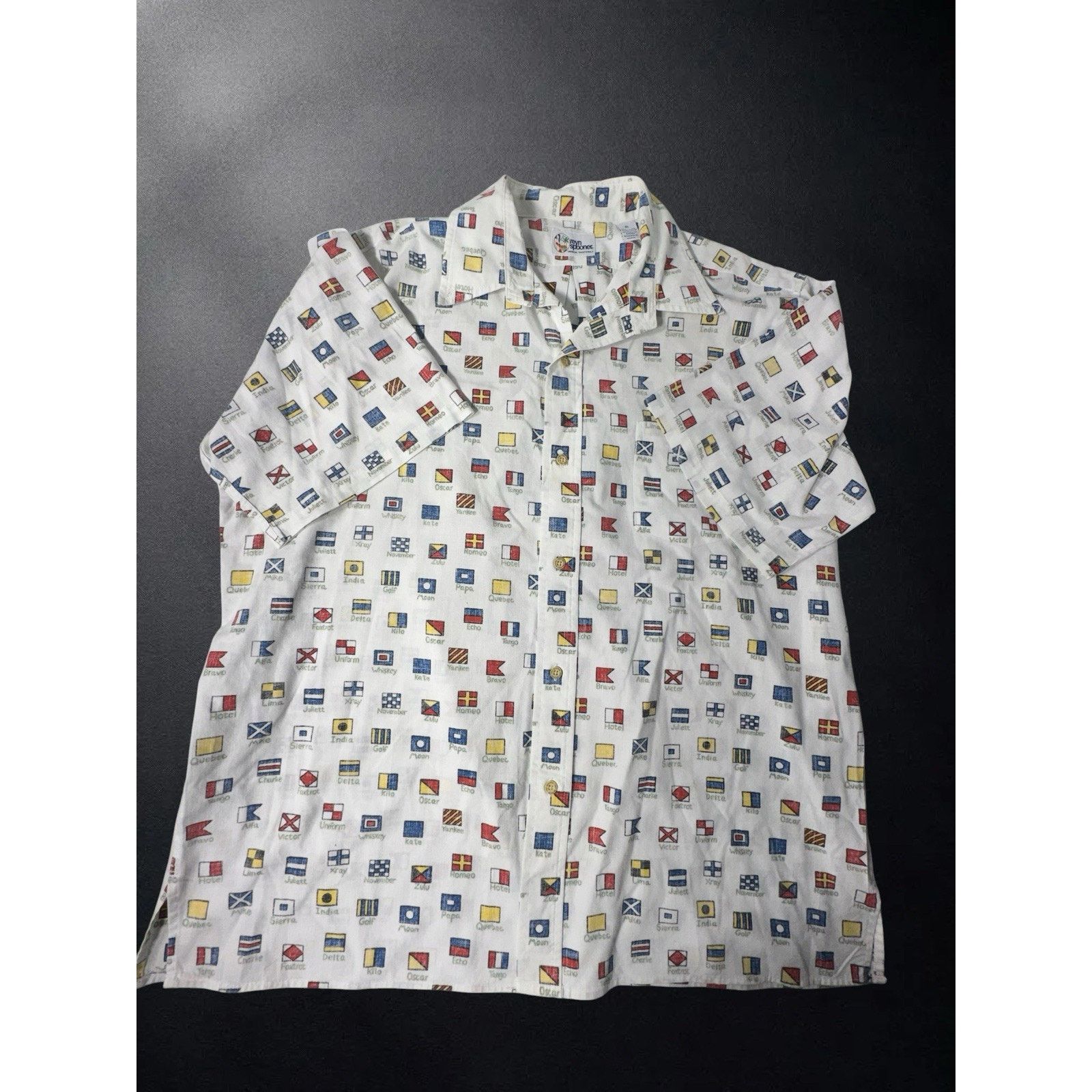 Reyn Spooner Reyn Spooner Vintage Charlie Foxtrot Mens XL Reverse Print Size US XL / EU 56 / 4 - 1 Thumbnail