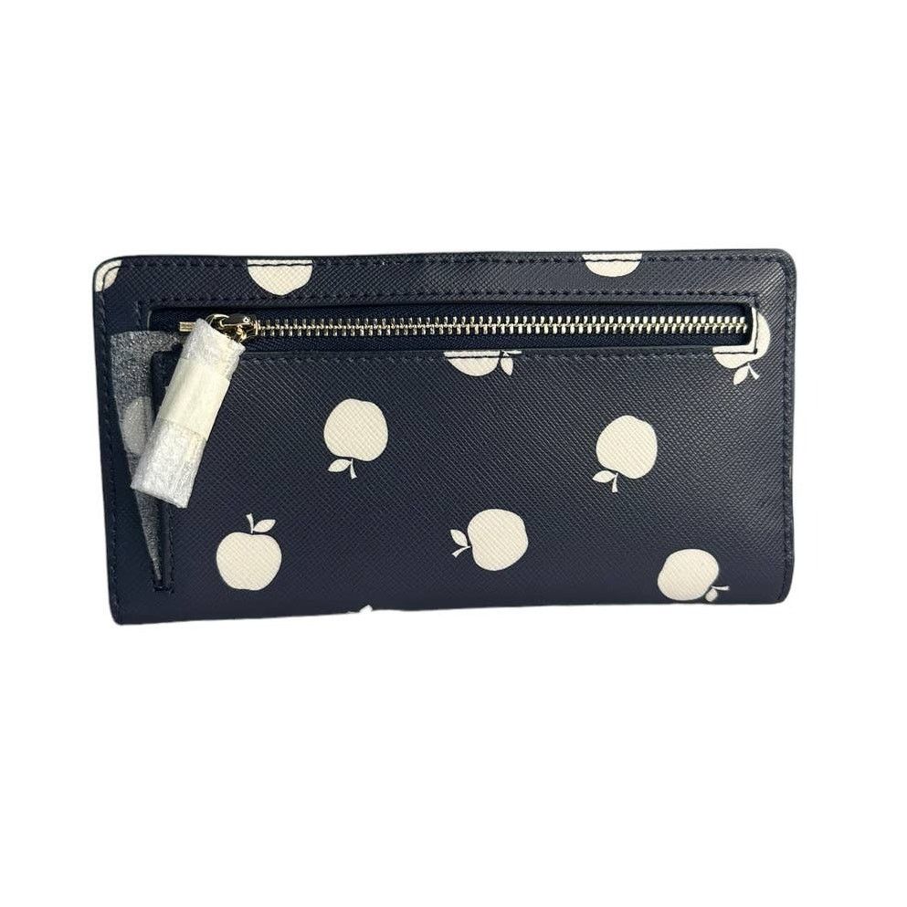 Kate Spade Kate Spade Orchard Toss Apple Print Large Slim Bifold Wallet Size ONE SIZE - 2 Thumbnail