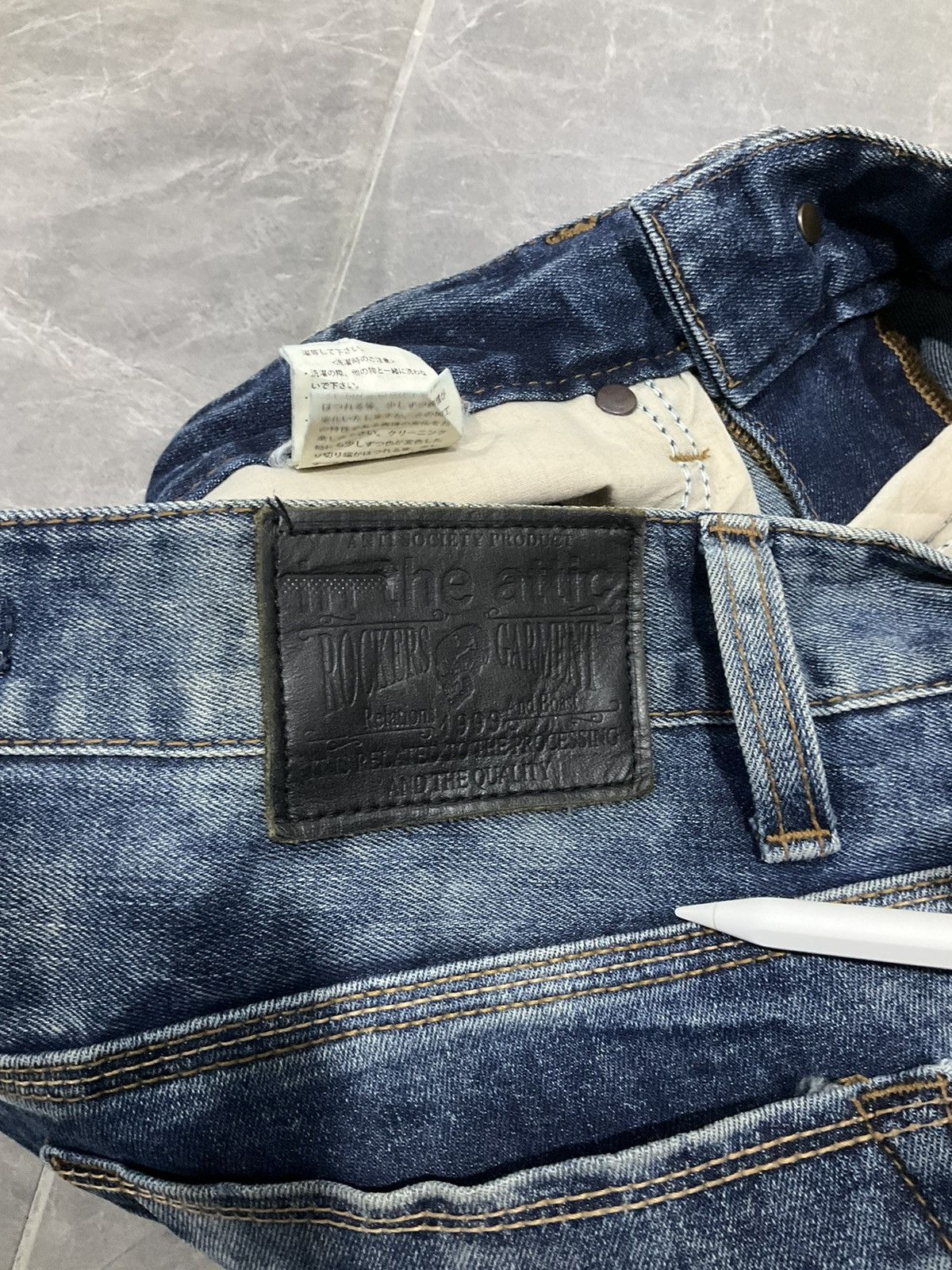 In The Attic Vintage Jeans Punk Rockers Garment 99s” in the attic Size US 32 / EU 48 - 4 Thumbnail