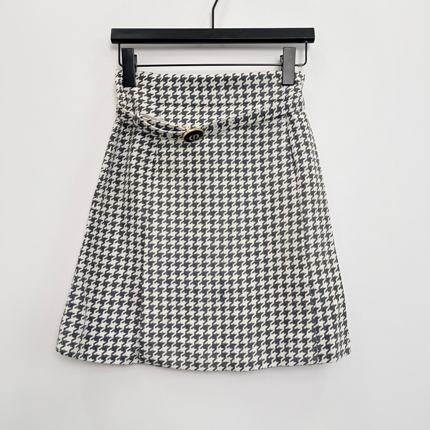 Dior Dior Houndstooth Mini Skirt Size FR 36 Size 26" / US 2 / IT 38 - 1 Thumbnail