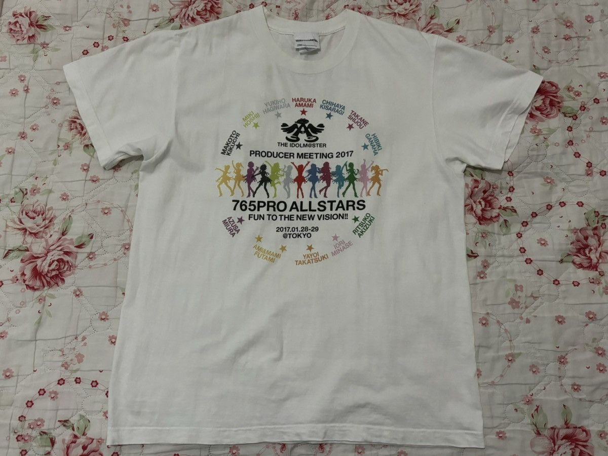 🎤🎶 THE IDOLM@STER Producer Meeting 2️⃣0️⃣1️⃣7️⃣ Tshirt 🎶🎤
