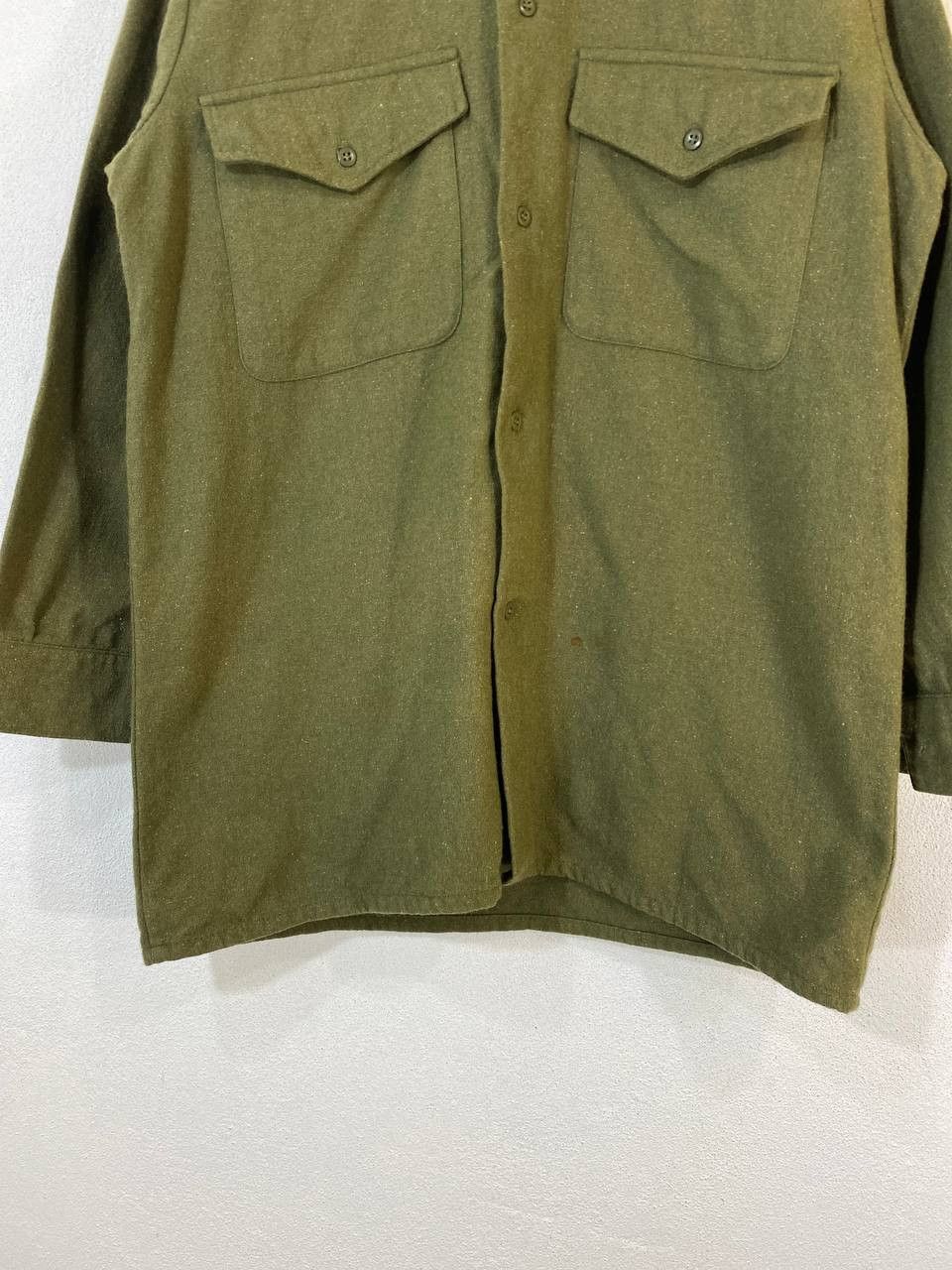 Vintage vintage us army wool combat shirt nice design Size US L / EU 52-54 / 3 - 3 Thumbnail