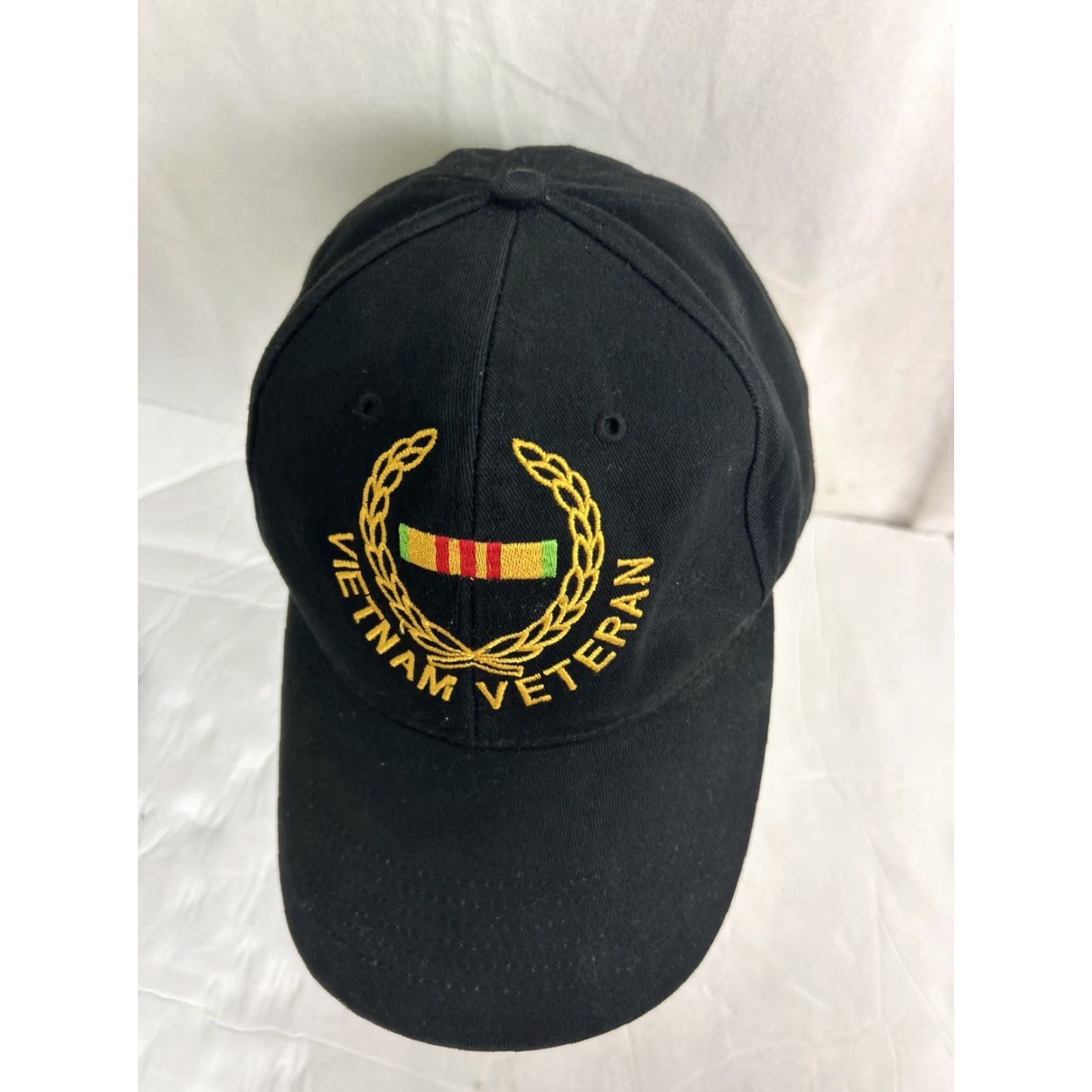 Rothco Vietnam Veteran Hat Black Rothco Adjustable Strap Back Baseball Cap Men One Size Size ONE SIZE - 5 Thumbnail