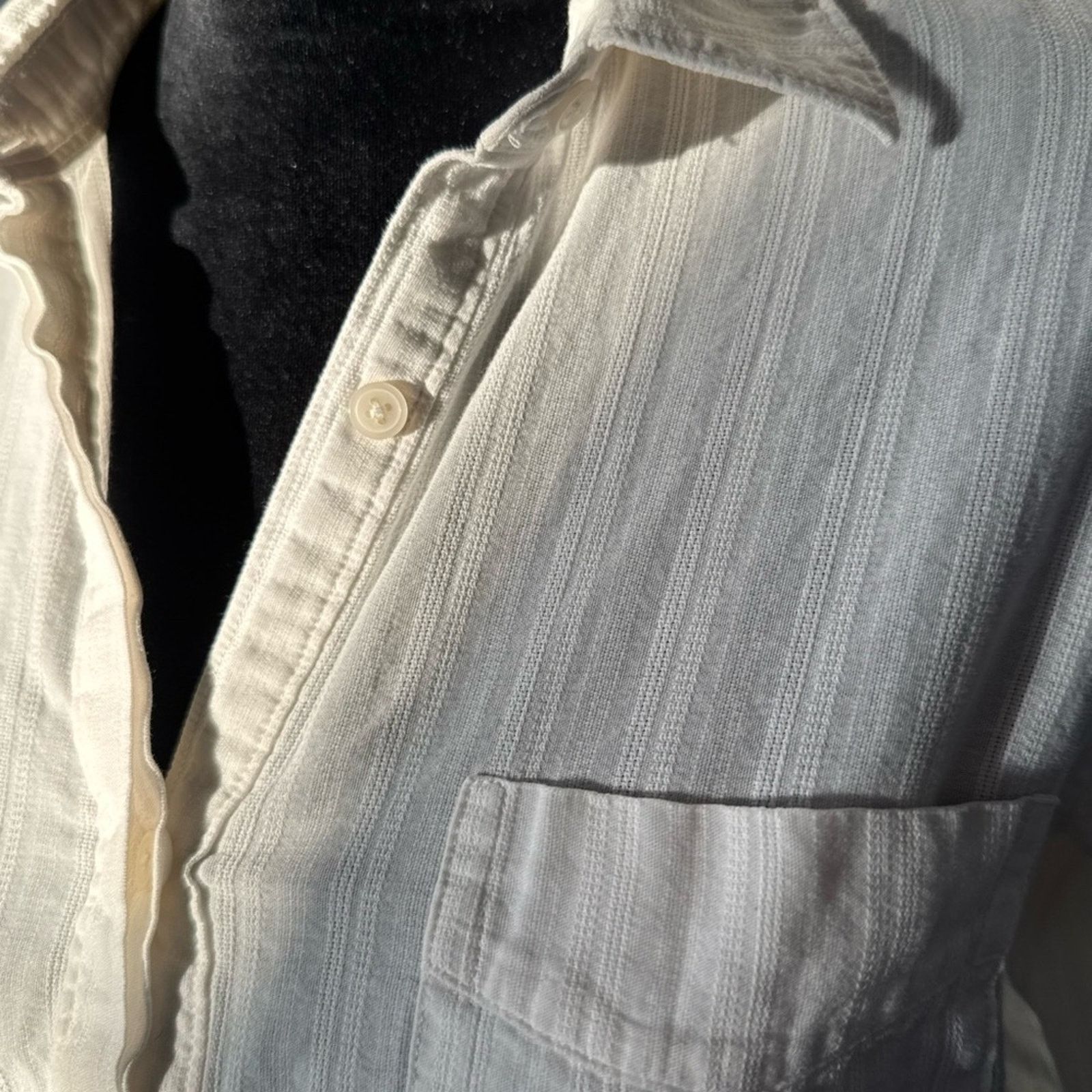 Gap Cotton Cream Button-Up Women's Top Size M / US 6-8 / IT 42-44 - 2 Thumbnail