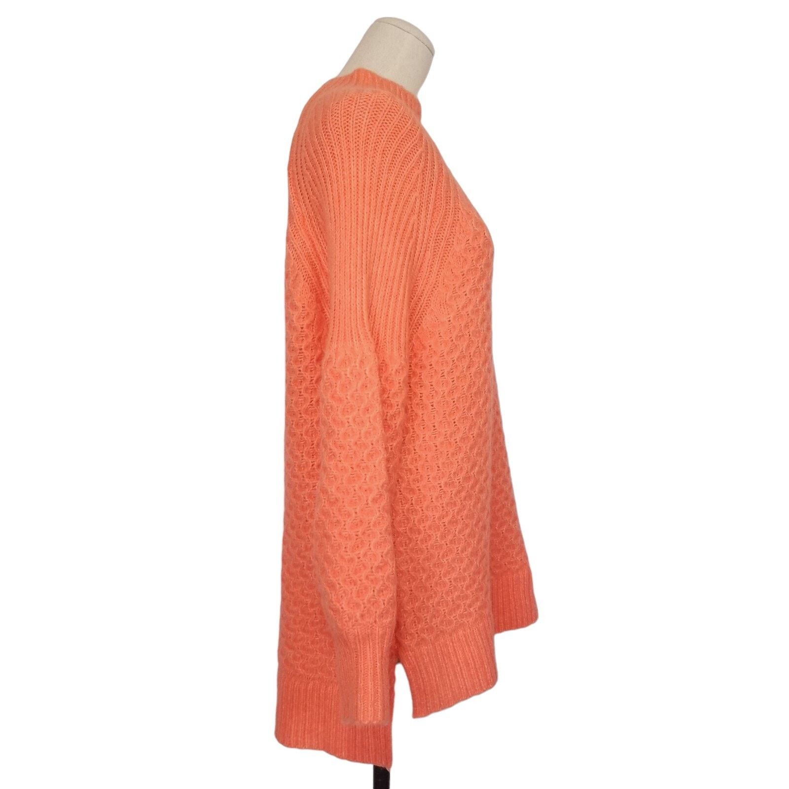 Anthropologie Anthropologie Bia Mock Neck Alpaca Blend Sweater Orange Sz S Size S / US 4 / IT 40 - 5 Thumbnail