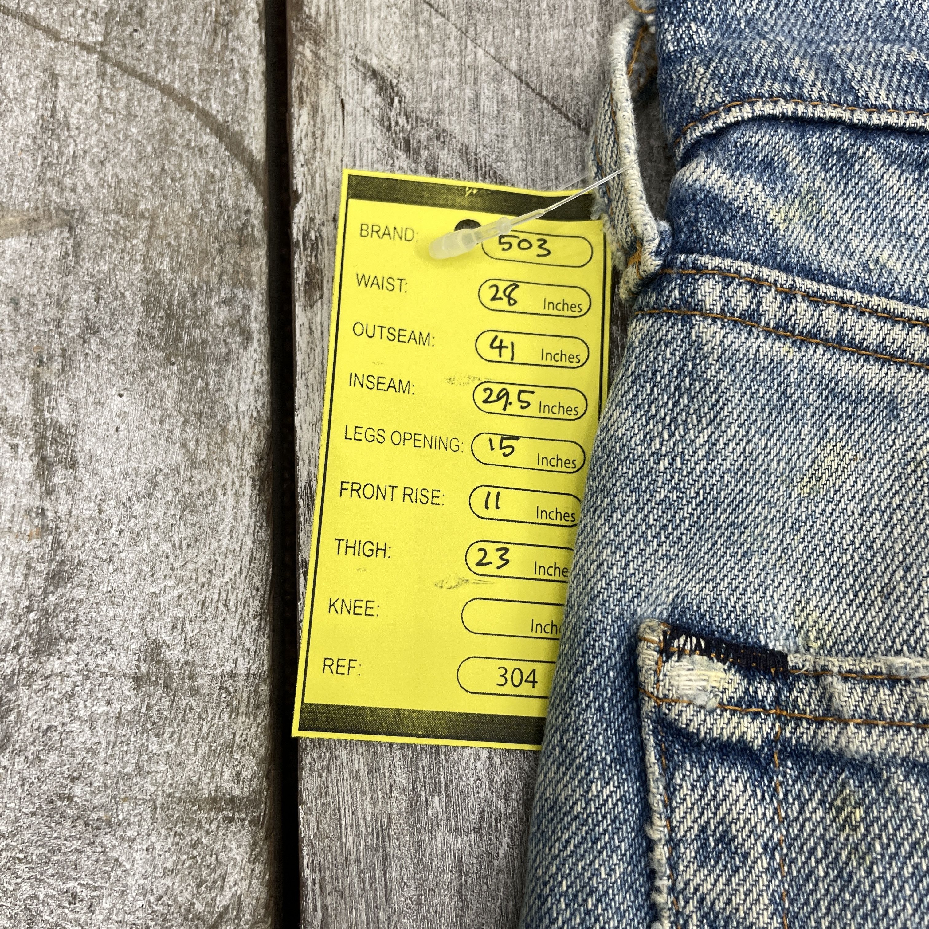 Levi's × Vintage Vintage Levi's 503 Faded Jeans - wc304 Size US 28 / EU 44 - 8 Thumbnail