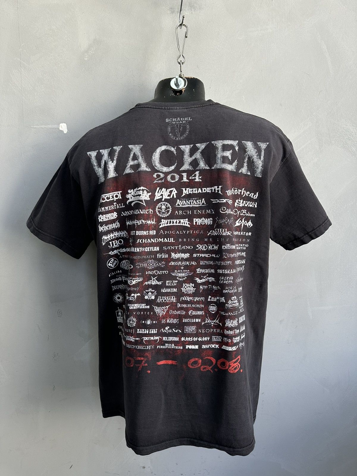 Fruit Of The Loom Wacken BLACK STAGE 2007 Festival T-Shirt WOA Dimmu Borgir Size US L / EU 52-54 / 3 - 2 Thumbnail