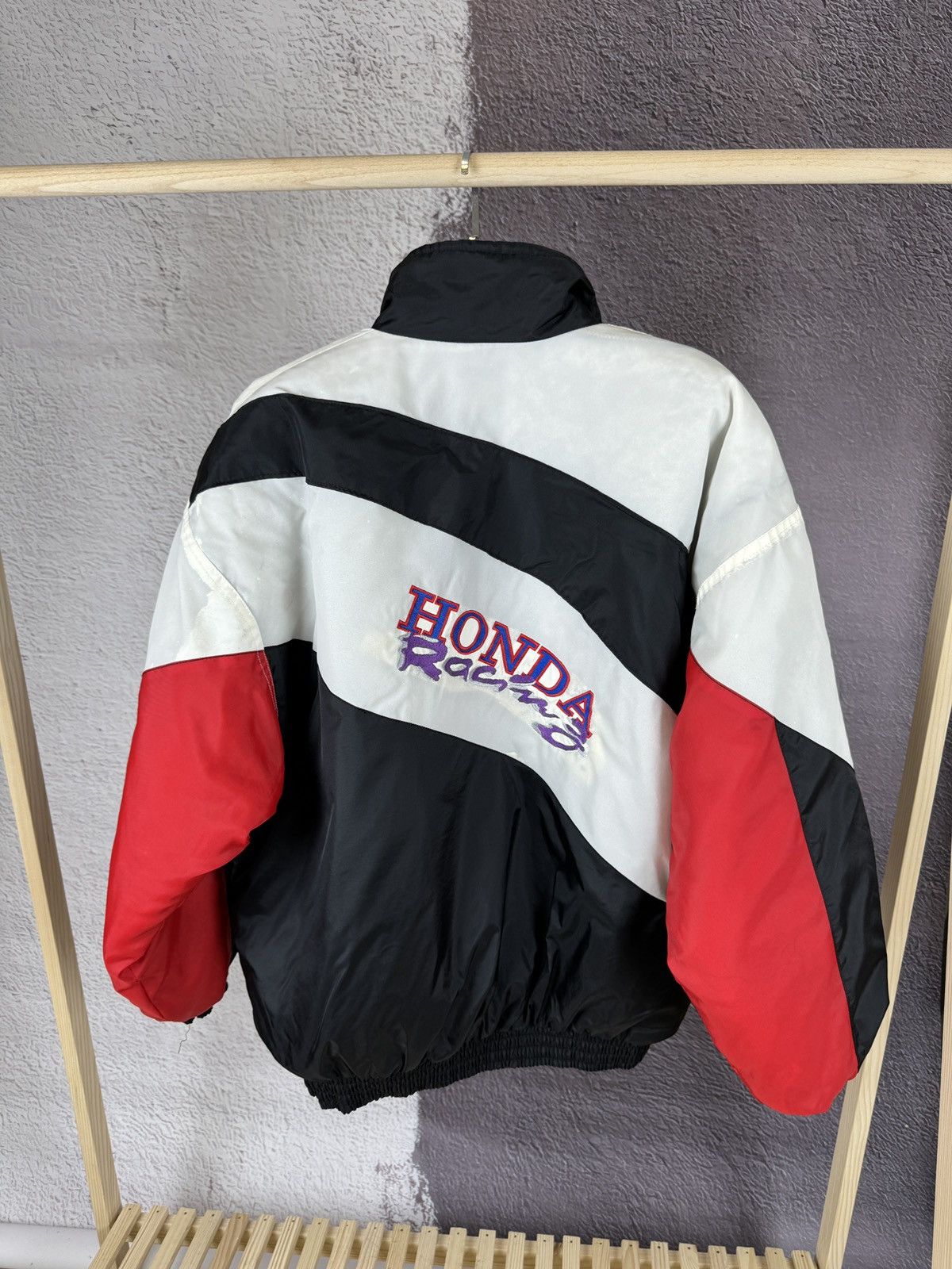 Honda Honda vintage big logo racing faded jacket Size US XXL / EU 58 / 5 - 2 Thumbnail