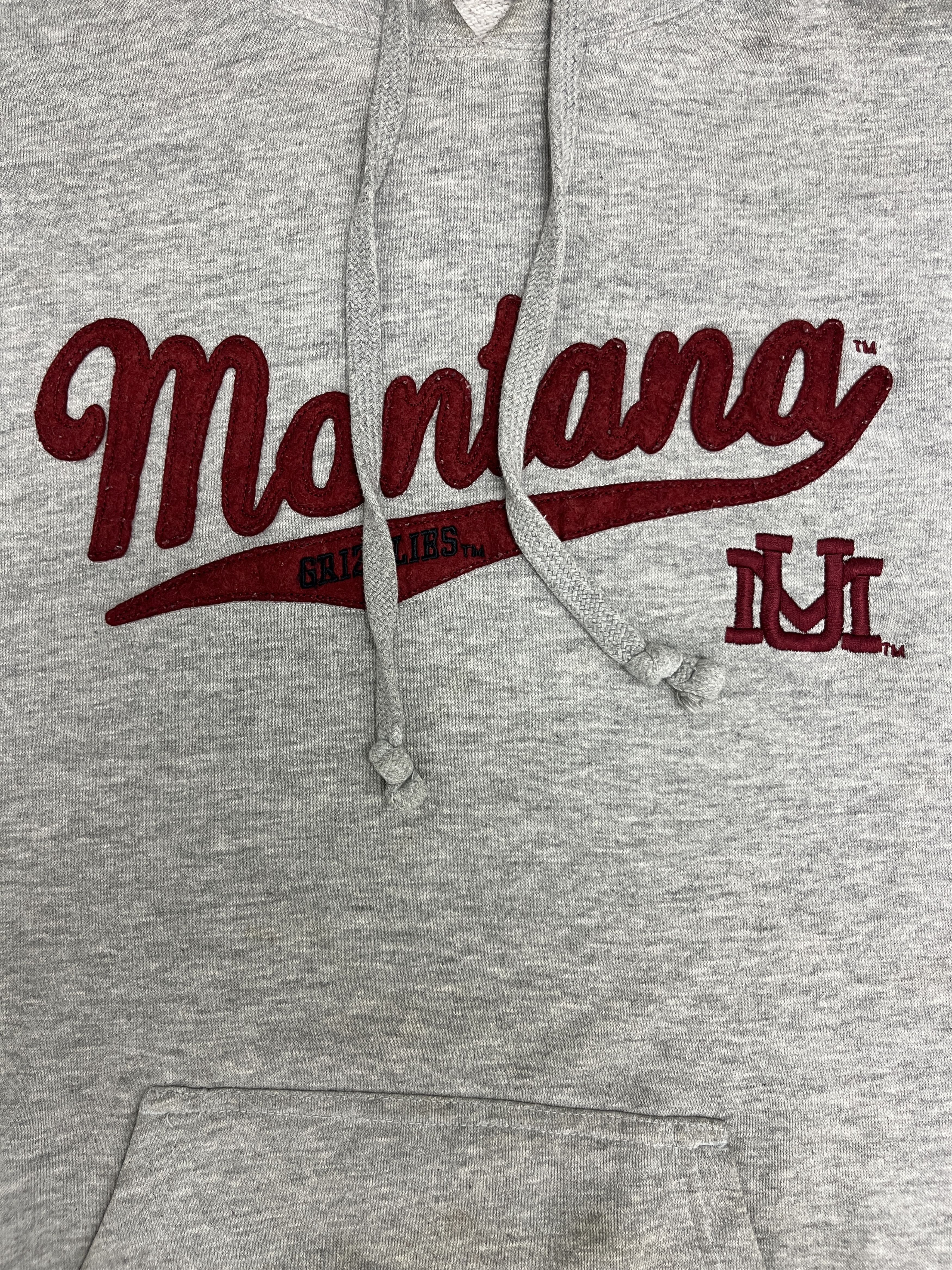 Vintage Montana Grizzlies Stitched Vintage Grey Hoodie Sweater Size US L / EU 52-54 / 3 - 2 Thumbnail