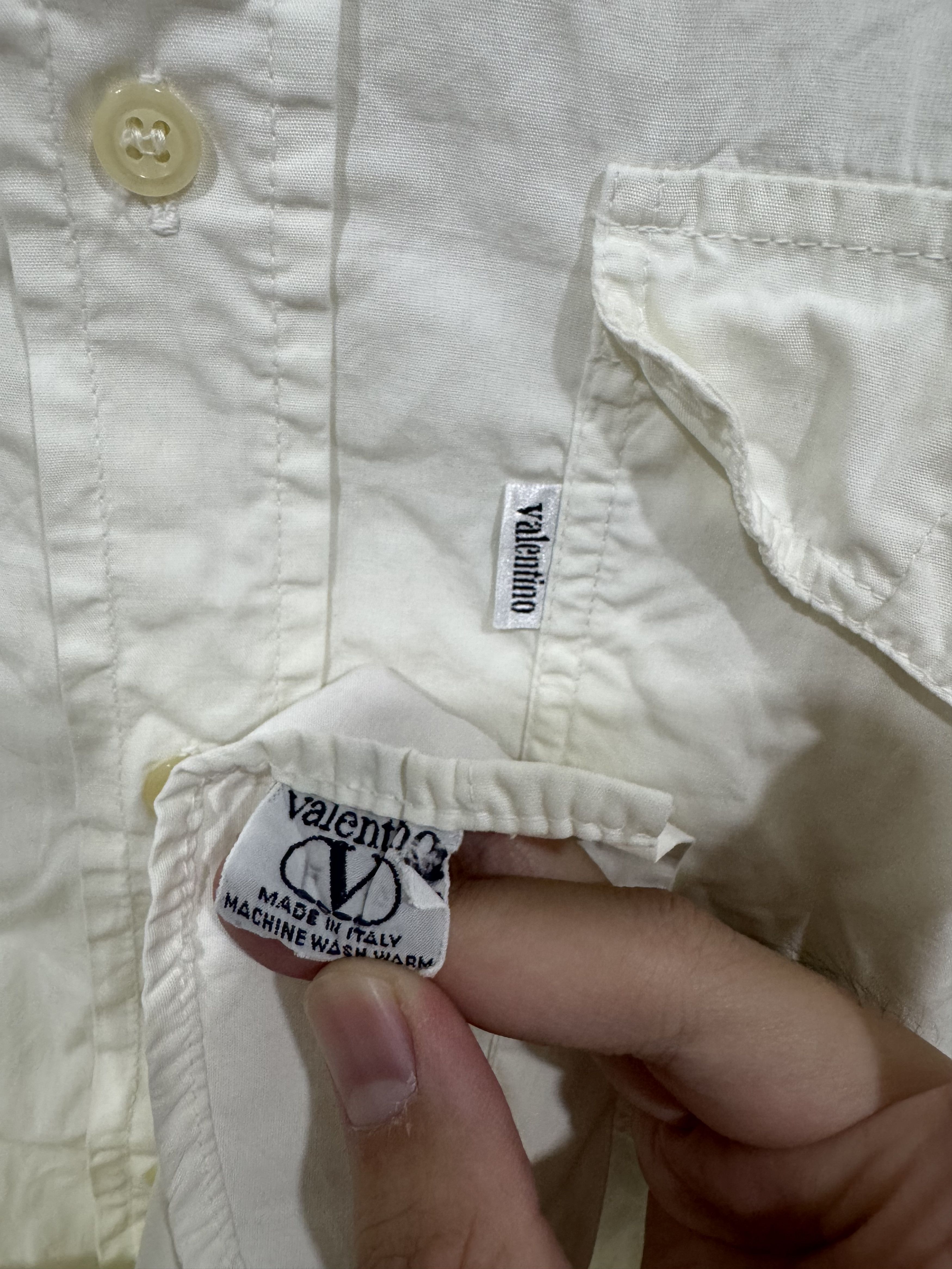 Valentino Vintage 90s Valentino Jeans Shirt Size US M / EU 48-50 / 2 - 2 Thumbnail