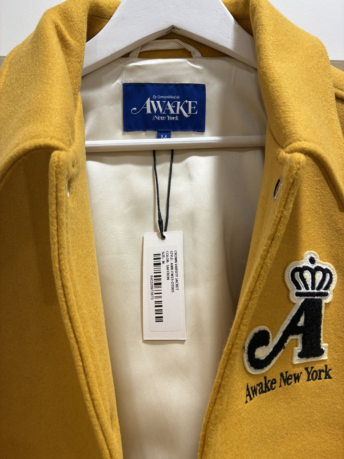 Awake NY Awake NY Royal Crown Varsity Jacket Size US M / EU 48-50 / 2 - 3 Thumbnail
