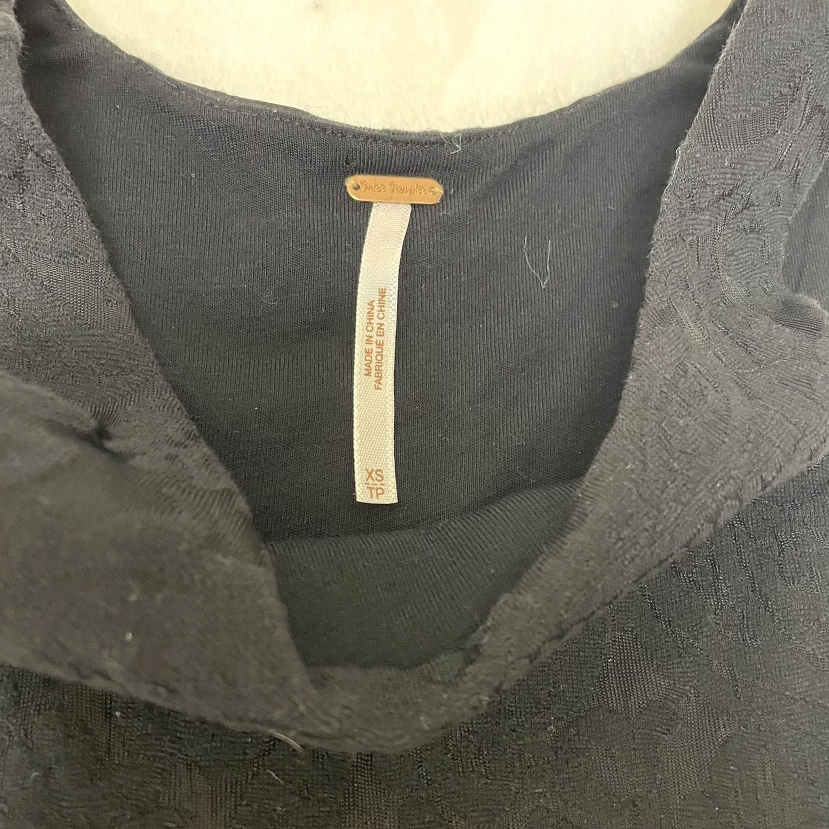 Free People Free People Black Mini Dress XS Women’s Tank Cocktail Party Size XS / US 0-2 / IT 36-38 - 5 Thumbnail