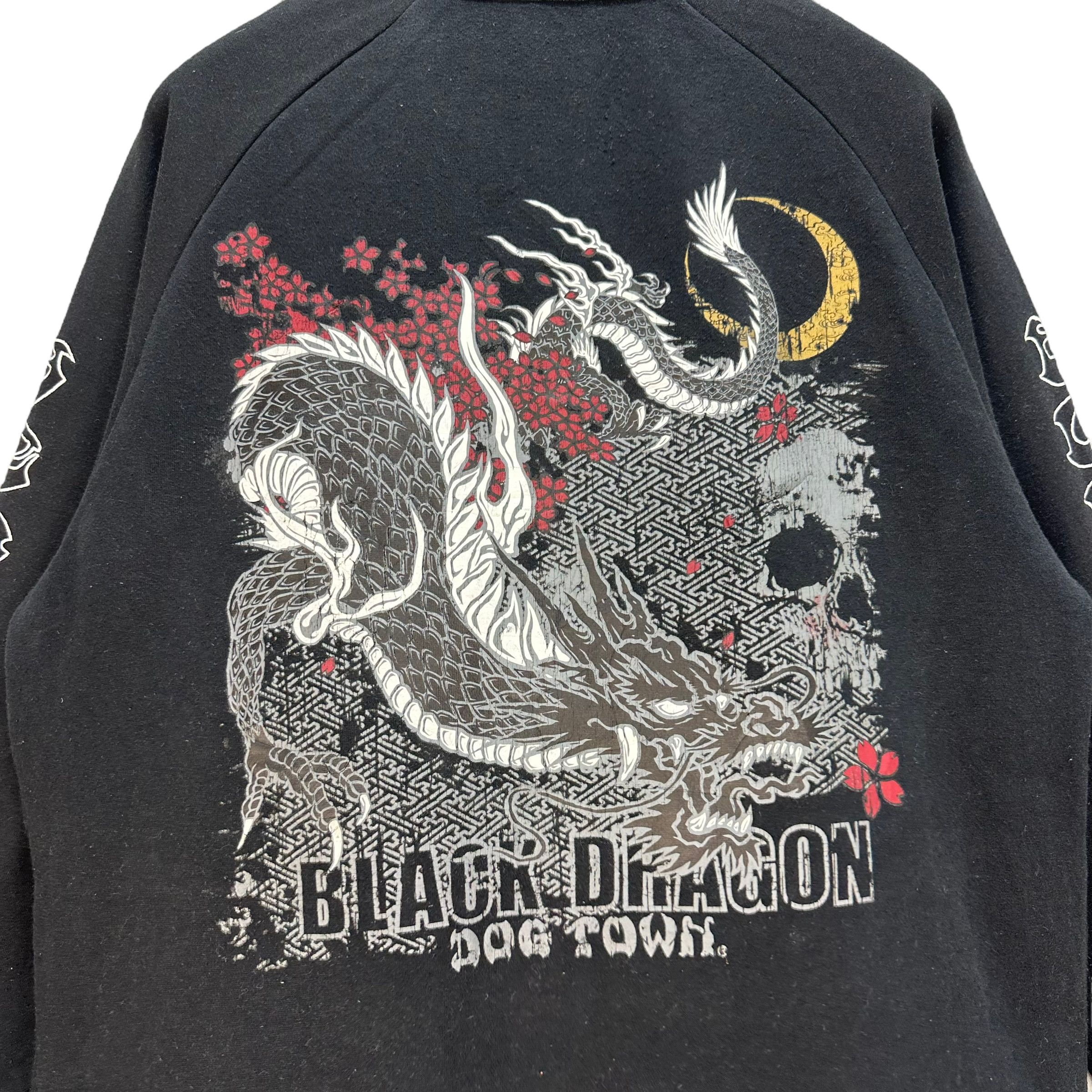 Dogtown DOGTOWN BLACK DRAGON GRAPHICS SWEATER JACKET #8190-210 Size US XL / EU 56 / 4 - 2 Thumbnail