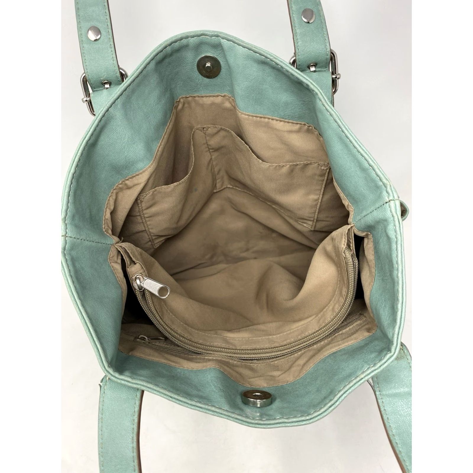 Fossil VINTAGE Fossil Relic Shoulder Handbag Green Vegan Leather Medium Size ONE SIZE - 4 Thumbnail