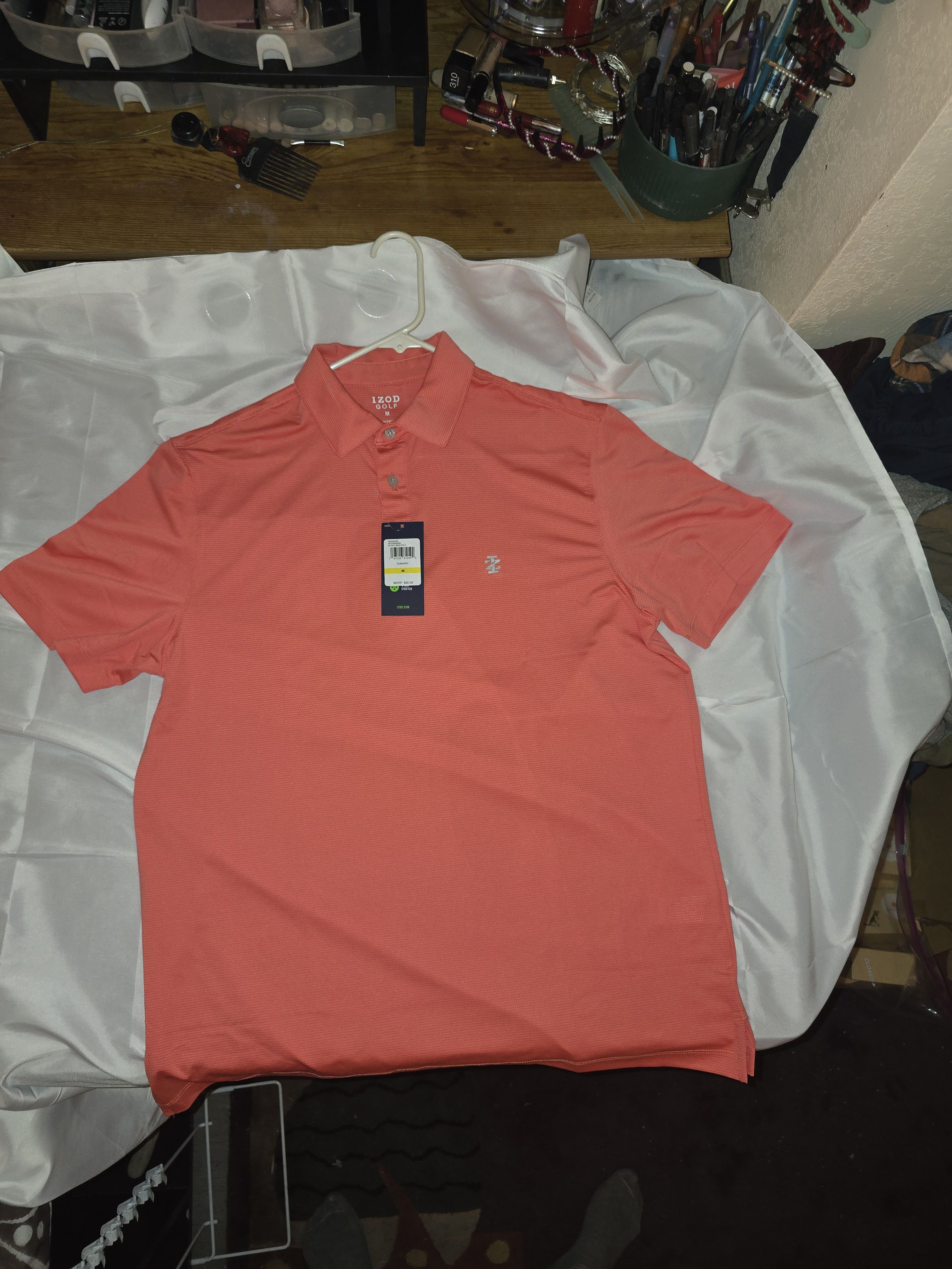 Izod Izod Men's golf Polo Dubarri Med Size US M / EU 48-50 / 2 - 2 Thumbnail