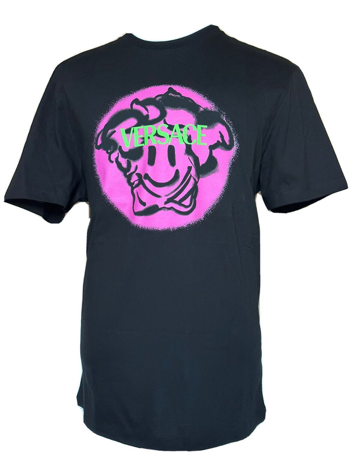 o1bs11s0923 T-Shirt in Black/Fuchsia