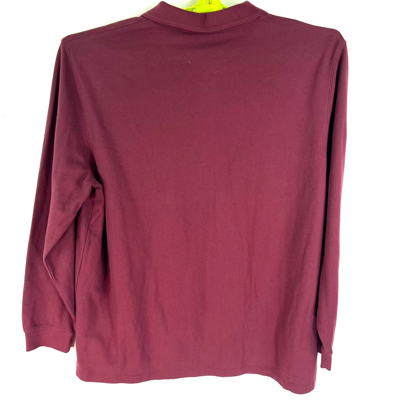 Vintage LL Bean Mens Long Sleeve Henley Shirt T-Shirt XXL Maroon Regular Fit 2XL Cotton Knit Button Vintage-Style Outdoor Classic 90s? Size US XXL / EU 58 / 5 - 4 Thumbnail