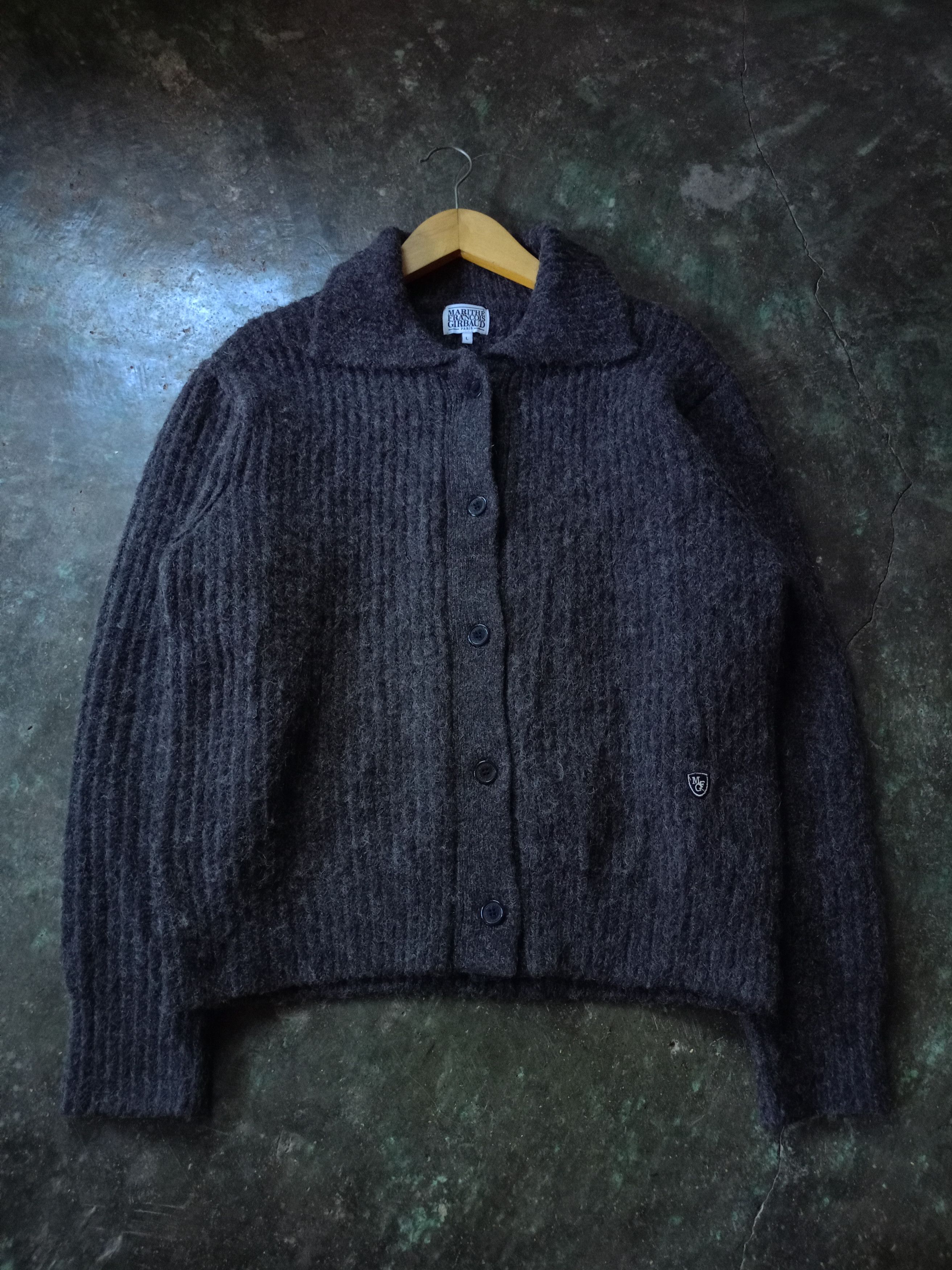 Marithe + Francois Girbaud Marithe Francois Gibround Mohair knit Cardigan Size US L / EU 52-54 / 3 - 2 Thumbnail