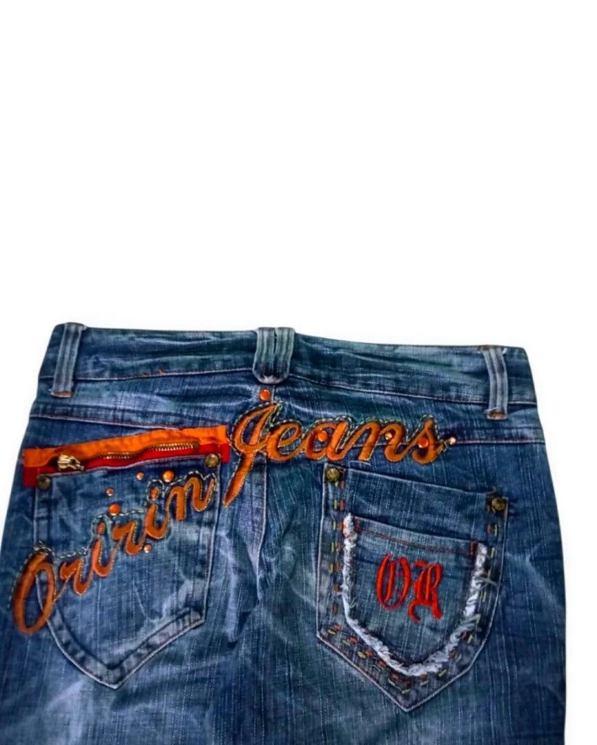 Hysteric Glamour 💥Flare⭐oirin Jeans flare denim nice design Size US 31 - 5 Thumbnail