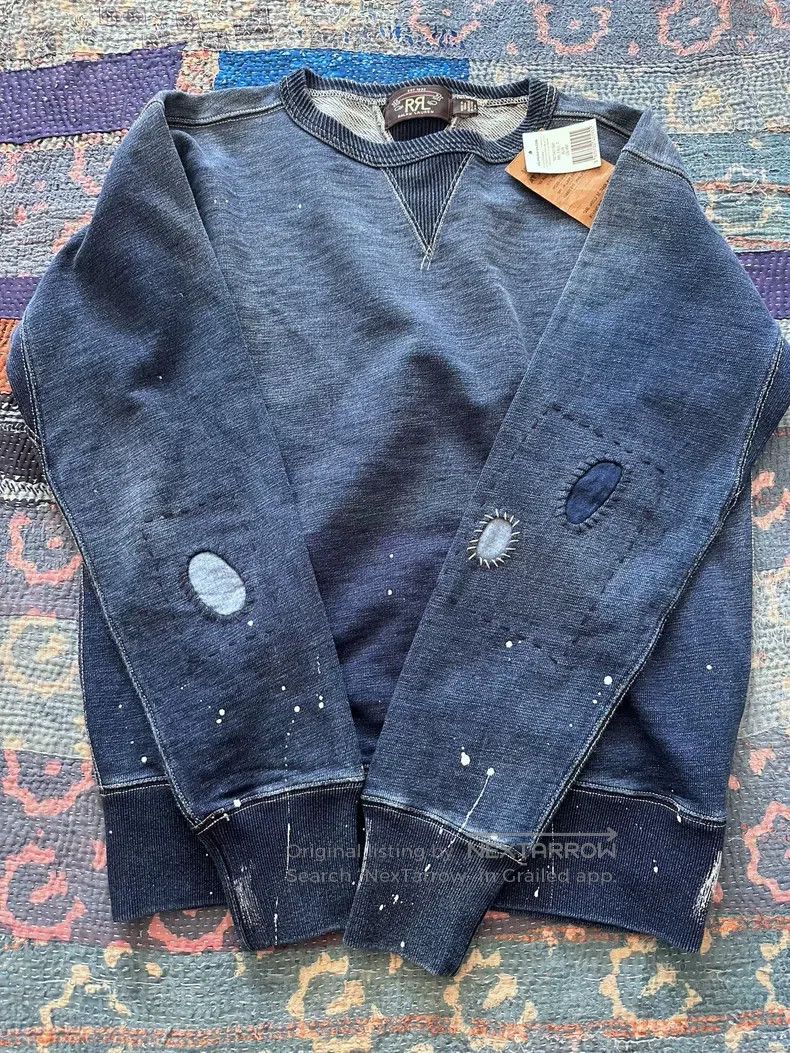 RRL Ralph Lauren RRL Ralph Lauren Patchy speckled vintage T-shirt Size US S / EU 44-46 / 1 - 5 Thumbnail